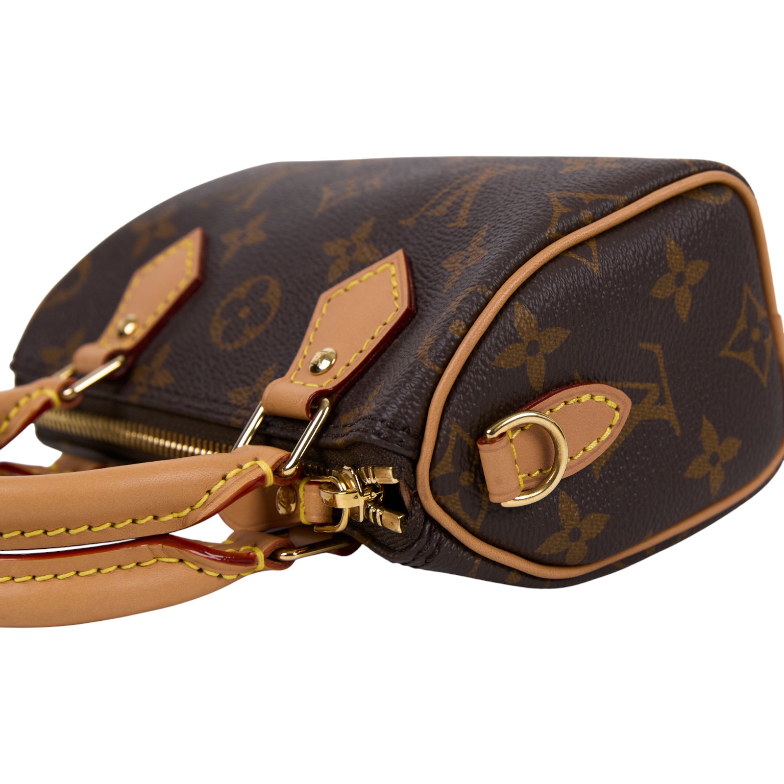 路易威登 LOUIS VUITTON Nano Speedy 原花 手提 肩背包 M81085 原花NANO SPEEDY 原廠盒子/防塵袋/購買證明