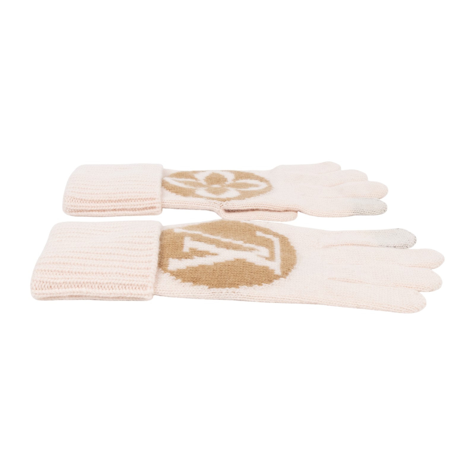 路易威登 LOUIS VUITTON Medallion 手套 M79254 粉色手套 原廠盒子