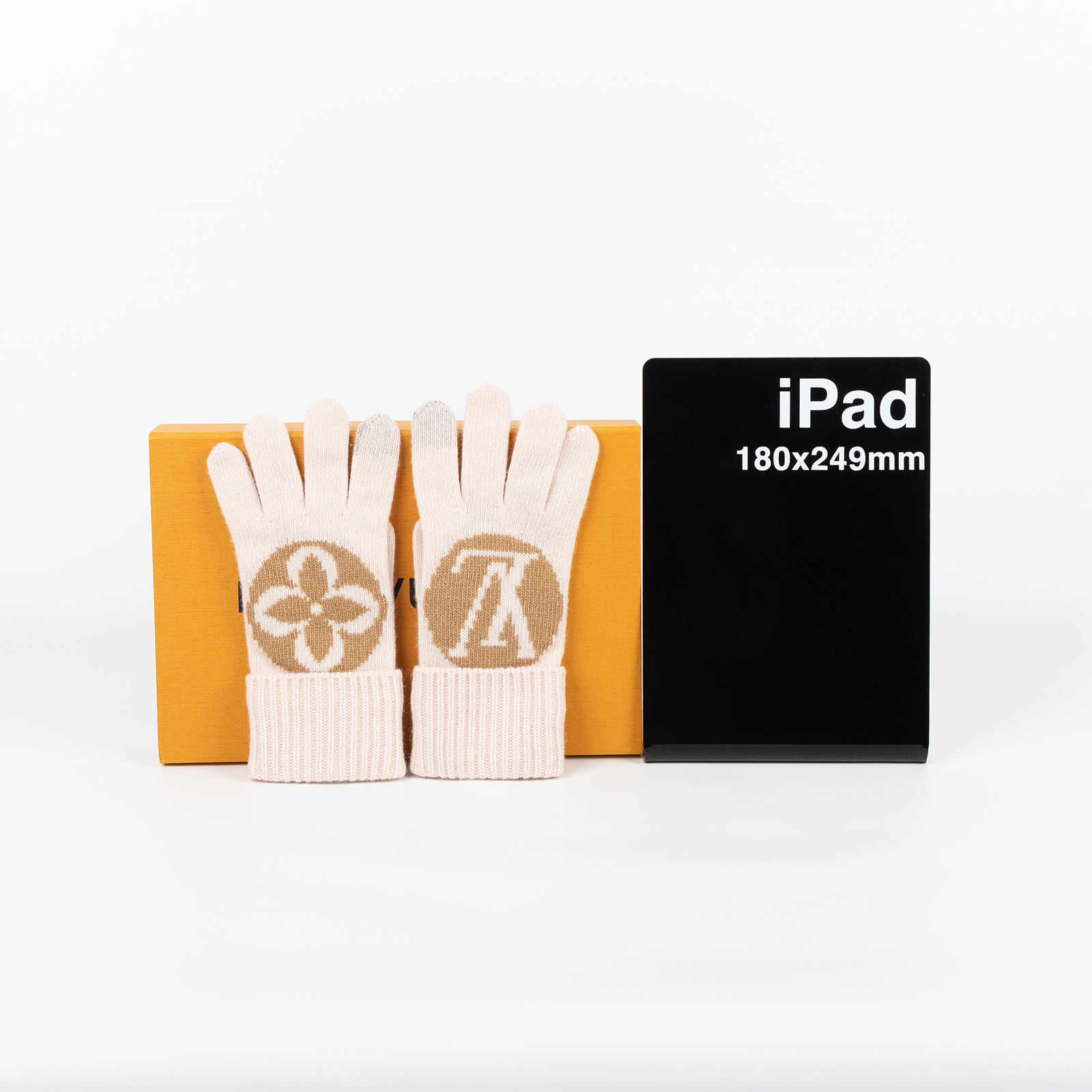 路易威登 LOUIS VUITTON Medallion 手套 M79254 粉色手套 原廠盒子