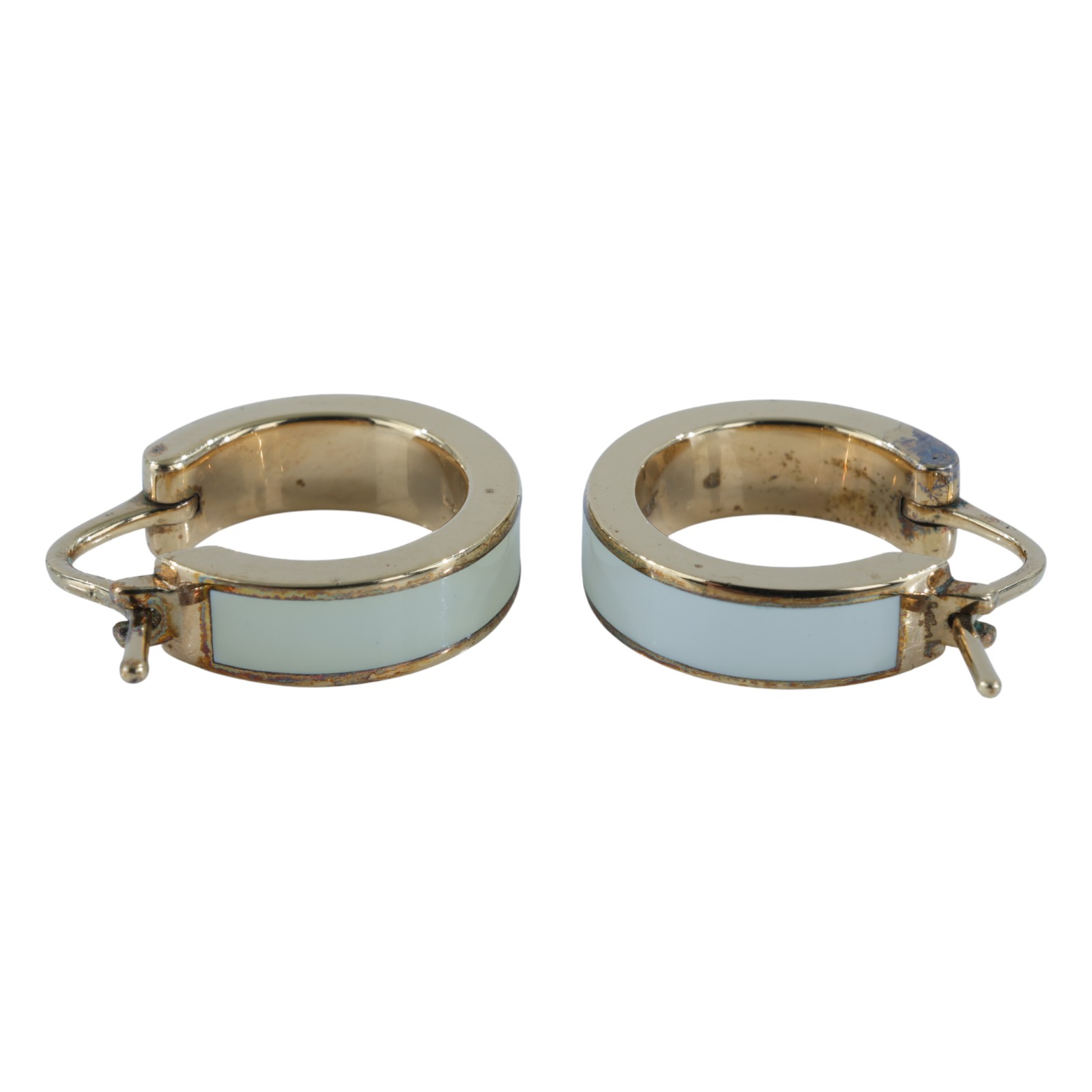 繆繆 MIU MIU 搪瓷 金屬 耳環 5IO103_2F6T 白金LOGO耳環 原廠盒子/保卡