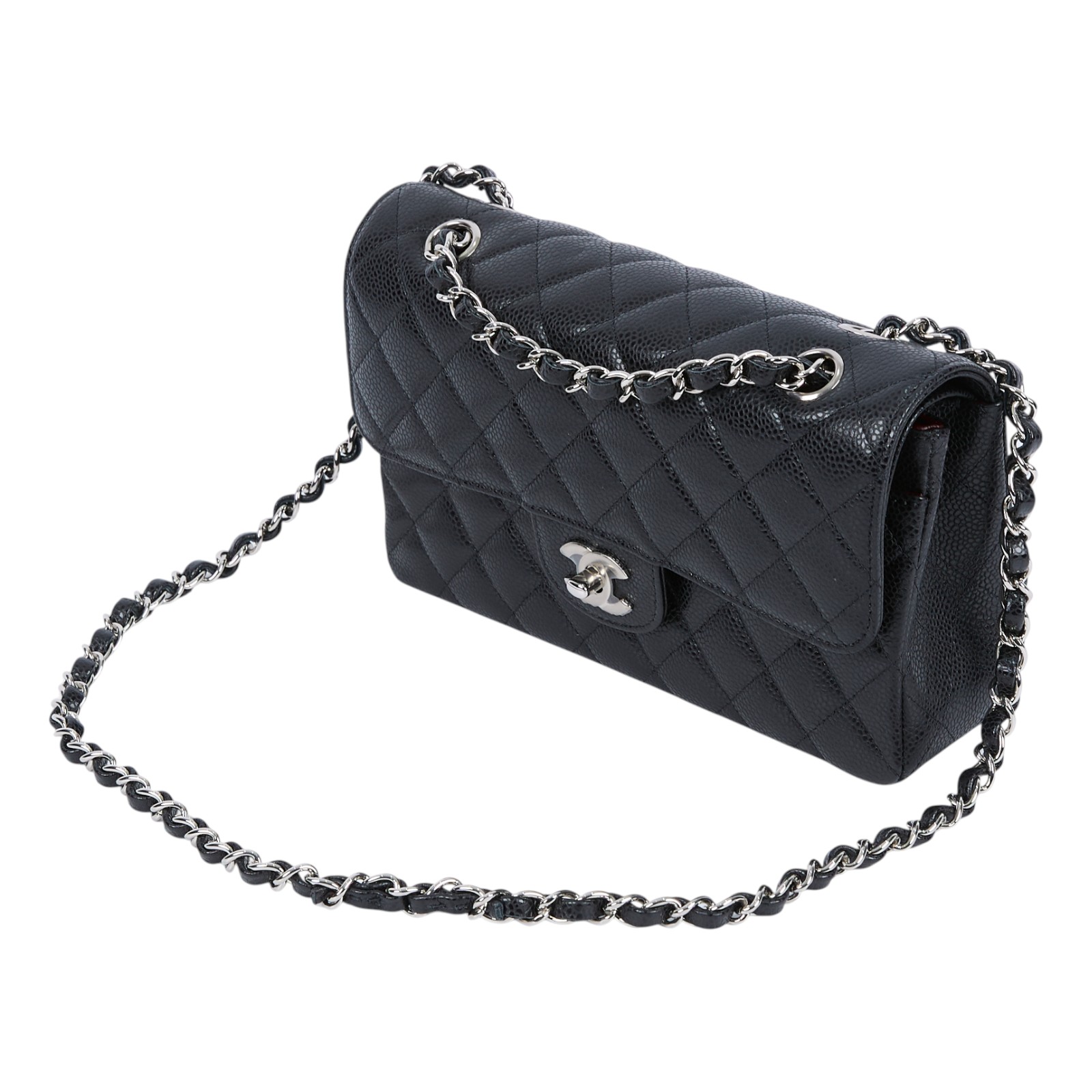 香奈兒 CHANEL CF 經典 小型 口蓋包 A01113 27開 黑荔枝COCO23 原廠盒子/防塵袋/保證卡