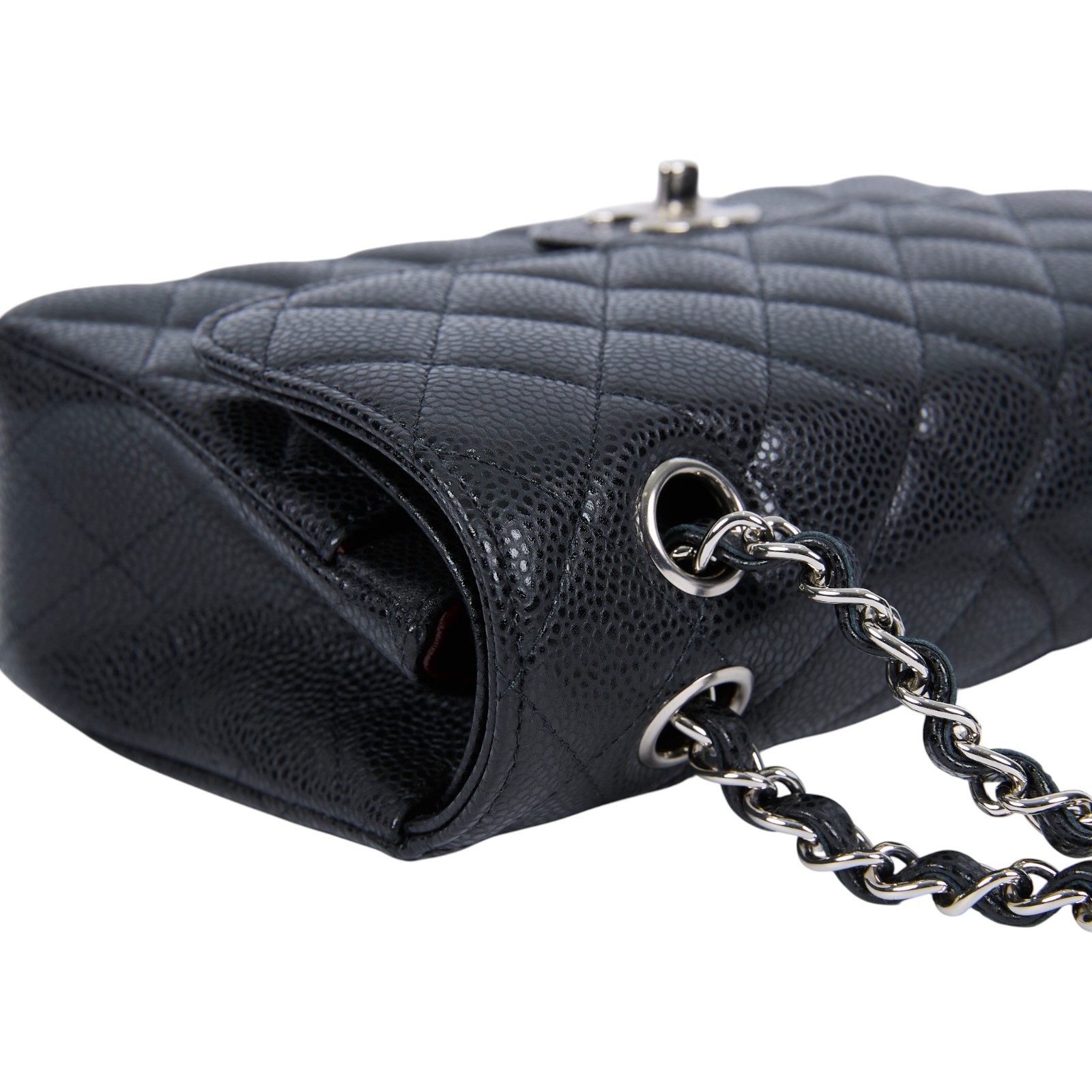 香奈兒 CHANEL CF 經典 小型 口蓋包 A01113 27開 黑荔枝COCO23 原廠盒子/防塵袋/保證卡