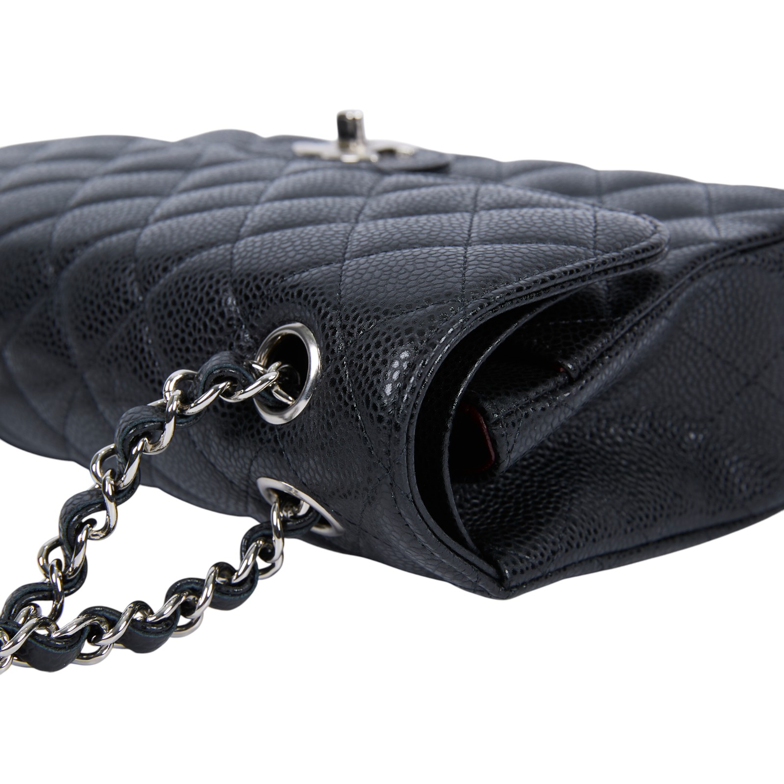 香奈兒 CHANEL CF 經典 小型 口蓋包 A01113 27開 黑荔枝COCO23 原廠盒子/防塵袋/保證卡