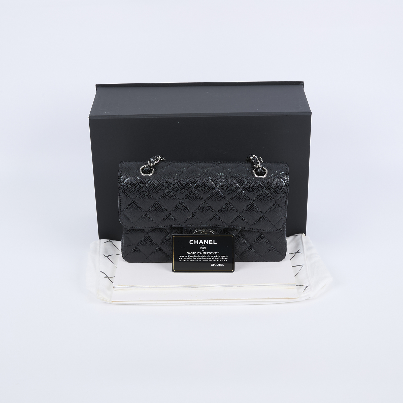 香奈兒 CHANEL CF 經典 小型 口蓋包 A01113 27開 黑荔枝COCO23 原廠盒子/防塵袋/保證卡