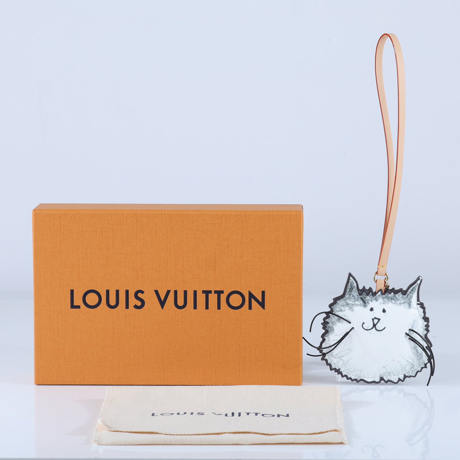 路易威登 LOUIS VUITTON LV Cat 手袋吊飾 包掛 M02944 LV Cat 手袋吊飾 原廠盒子/防塵袋