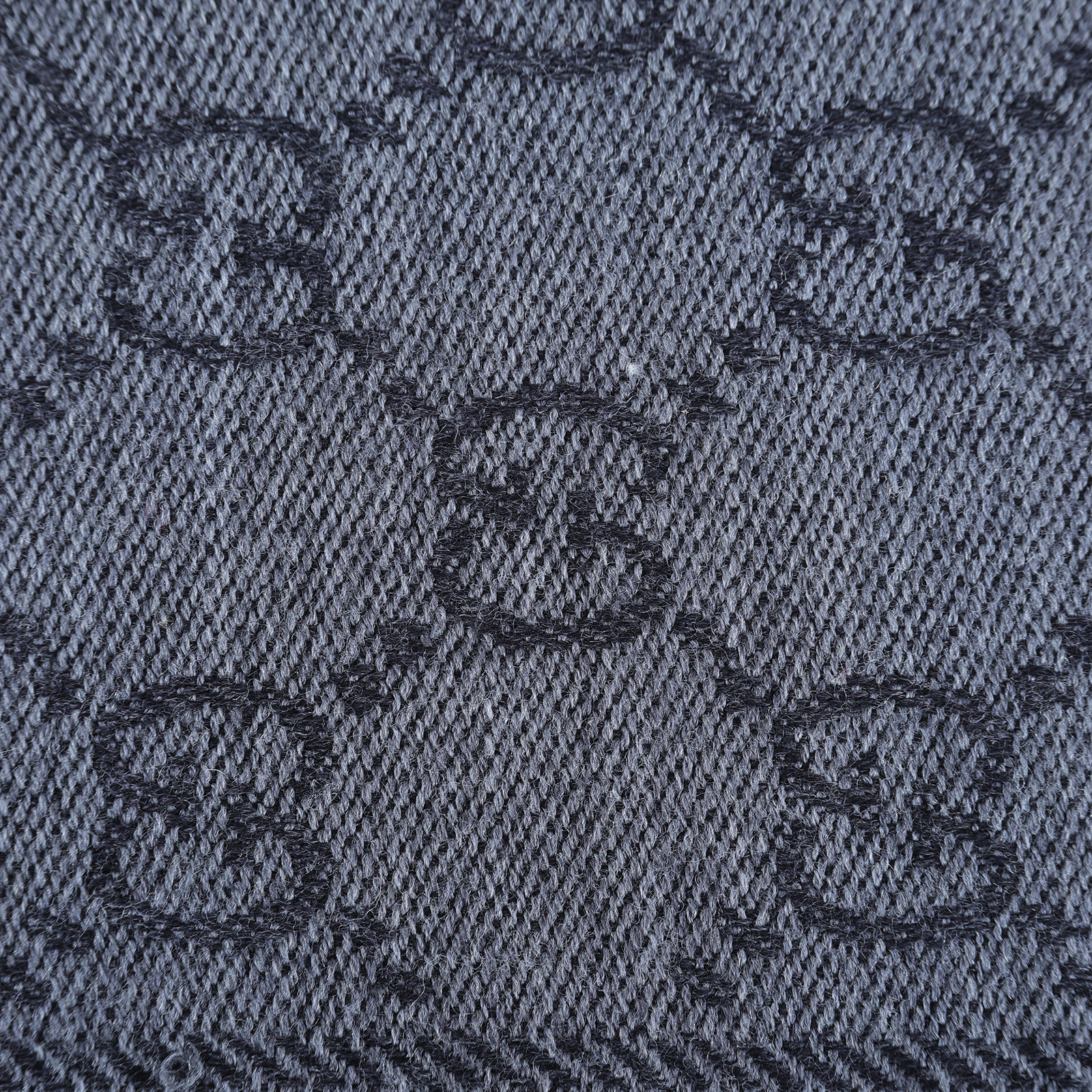 古馳 GUCCI GG 披肩 圍巾 133483 3G200 黑灰色GG圍巾 無附屬品