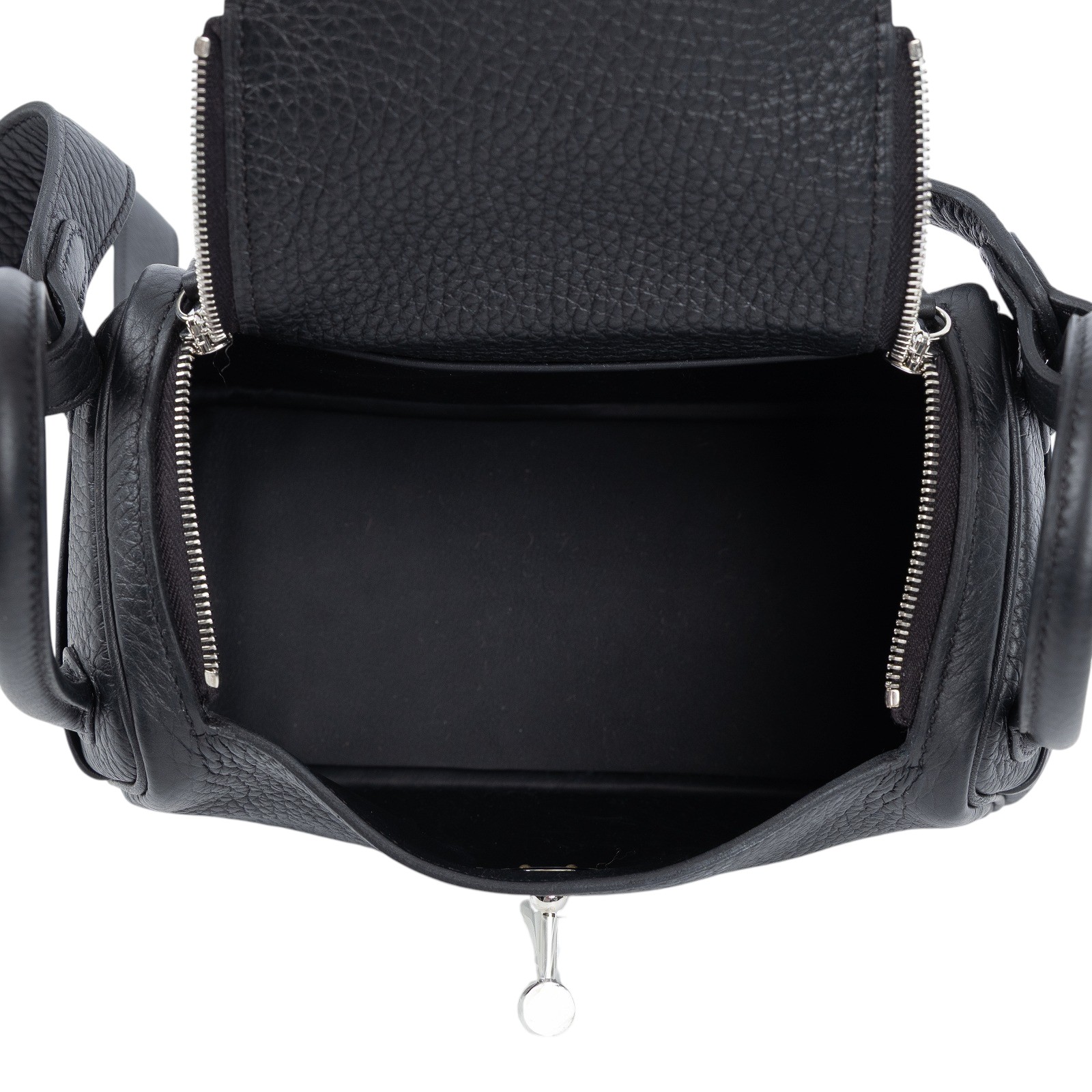 愛馬仕 Hermes Lindy II 琳迪包 迷你 LDMII K M1704 SG K刻 黑銀MINI LINDY 二代 原廠盒子/防塵袋