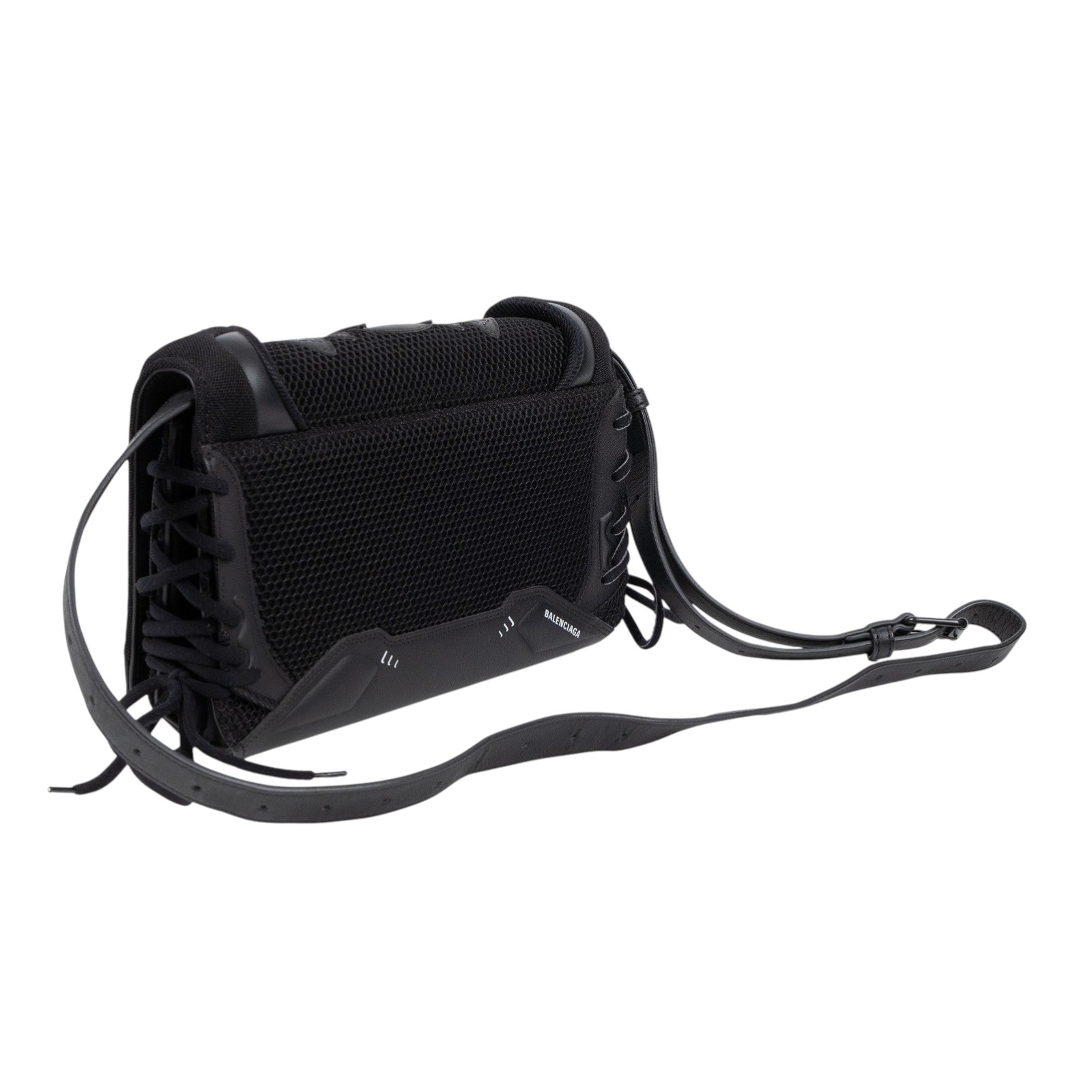 巴黎世家 BALENCIAGA Sneaker Head 斜背包 6780922X54Y 黑Sneaker Headphone Holder Bag 防塵袋