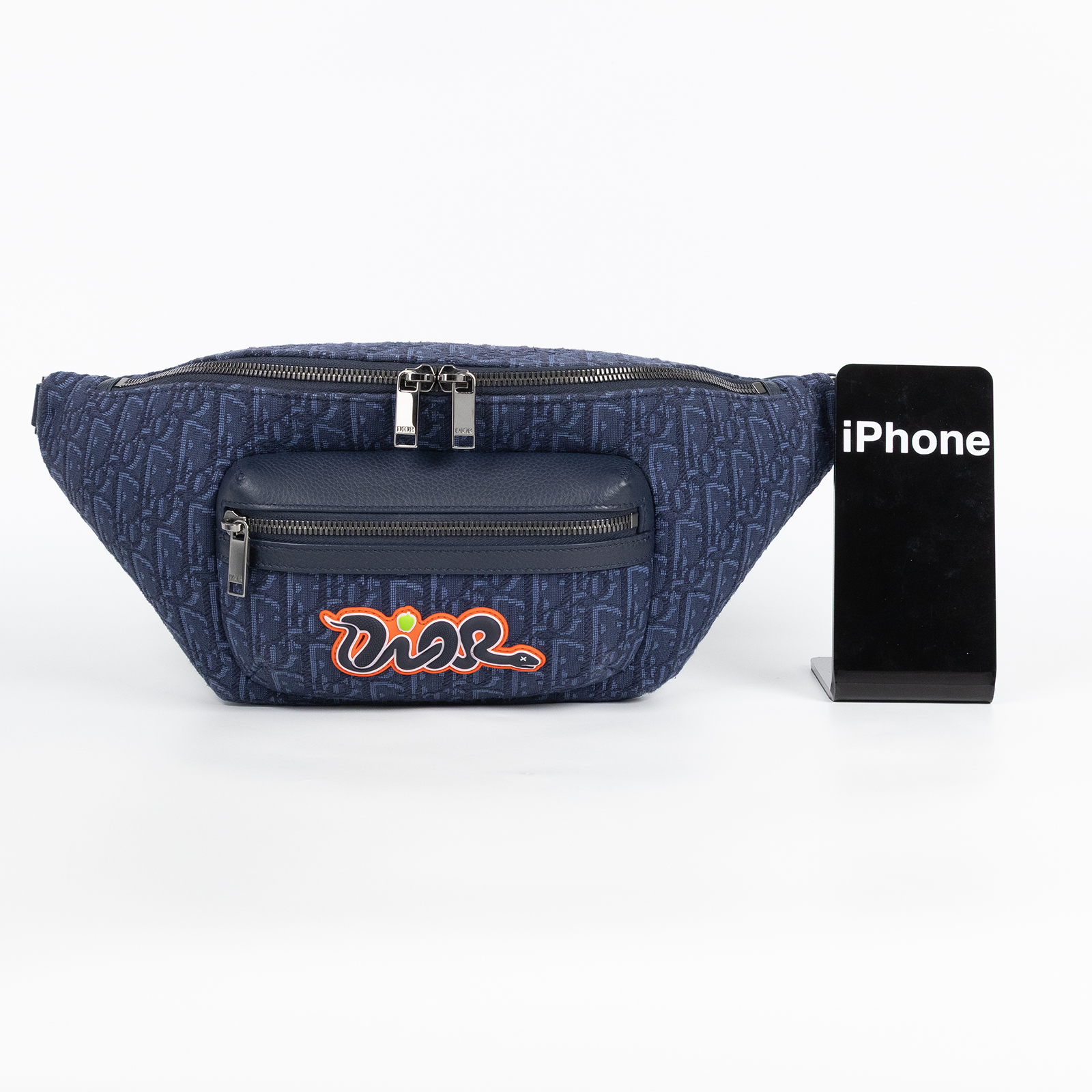 迪奧 CHRISTIAN DIOR Rider 2 KAWS 聯名 腰包 1ESBO077OUP  原廠盒子/防塵袋/購買證明