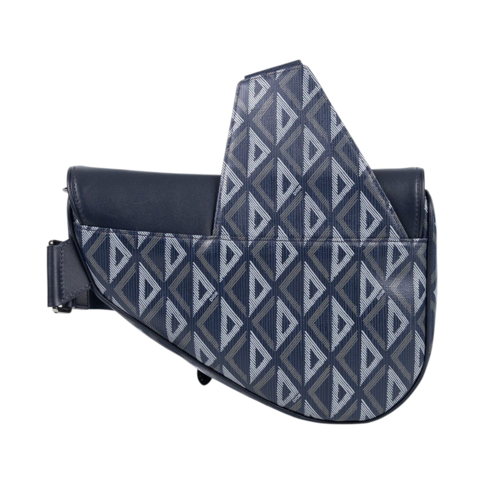 迪奧 CHRISTIAN DIOR Saddle 馬鞍包 1ADPO093CDP 深藍CD馬鞍包 原廠盒子/防塵袋/購買證明