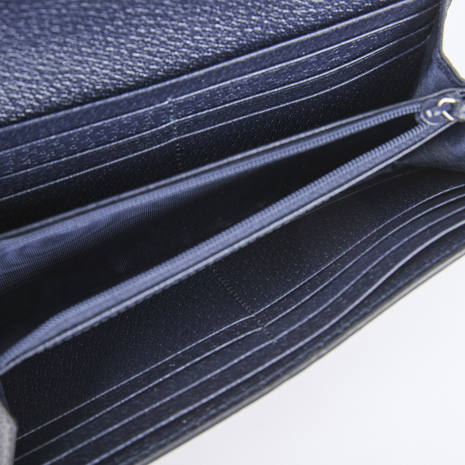 古馳 GUCCI Ophidia GG 長型 錢包 長夾 523153 96IWG 深藍Ophidia GG 印花對開長夾 原廠盒子/防塵袋