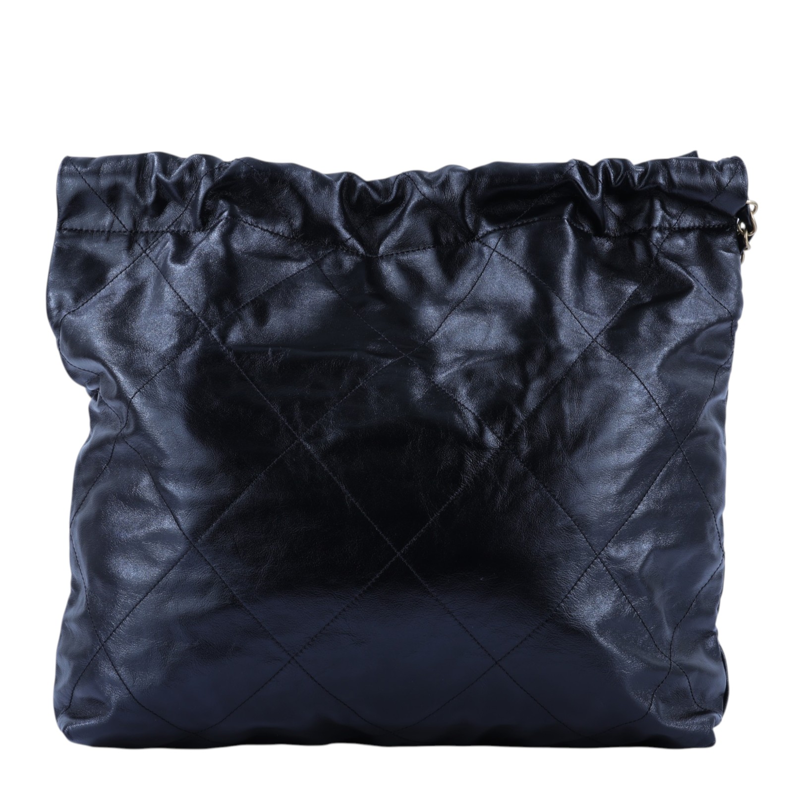 香奈兒 CHANEL 22 中型 束口包 AS3261 B19059 晶片款 黑金22包 中號 原廠盒子/防塵袋/購買證明影本/內袋