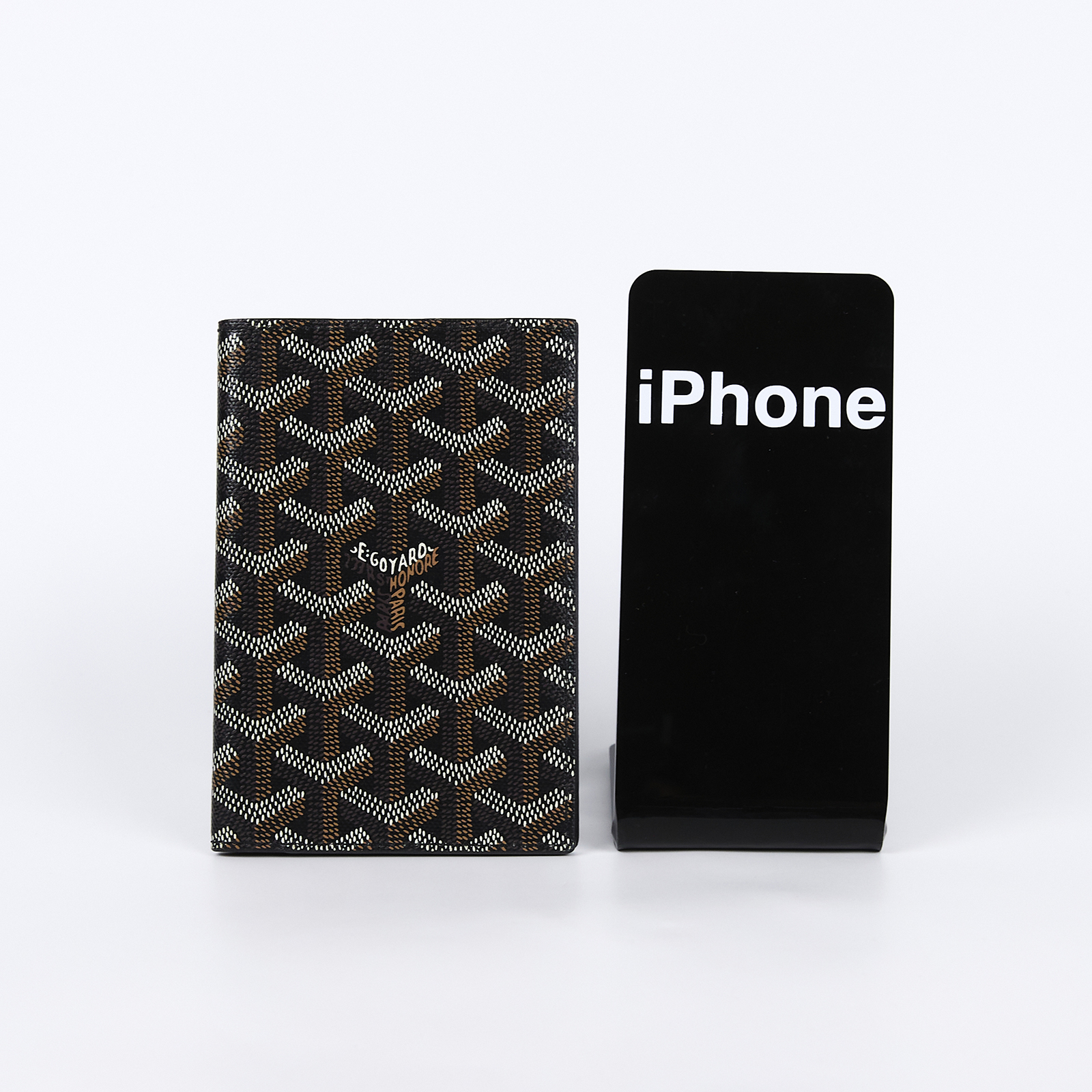 高雅德 GOYARD Grenelle 護照夾 GRENELPMLTY 黑對折護照夾 無附屬品