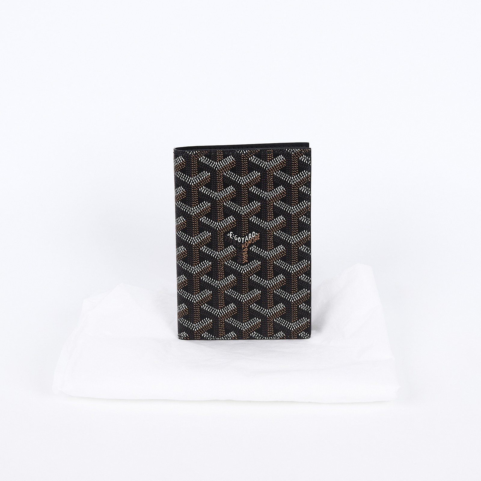 高雅德 GOYARD Grenelle 護照夾 GRENELPMLTY 黑對折護照夾 無附屬品
