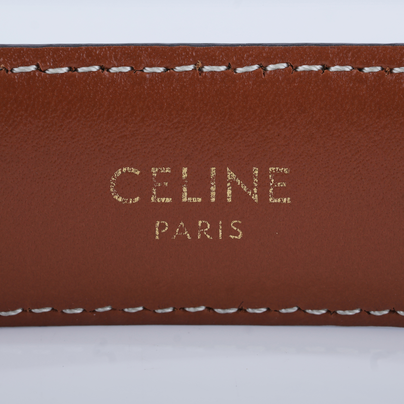 思琳 CELINE Triomphe 25毫米 腰帶 45AK92ACO_80 老花皮帶 無附屬品