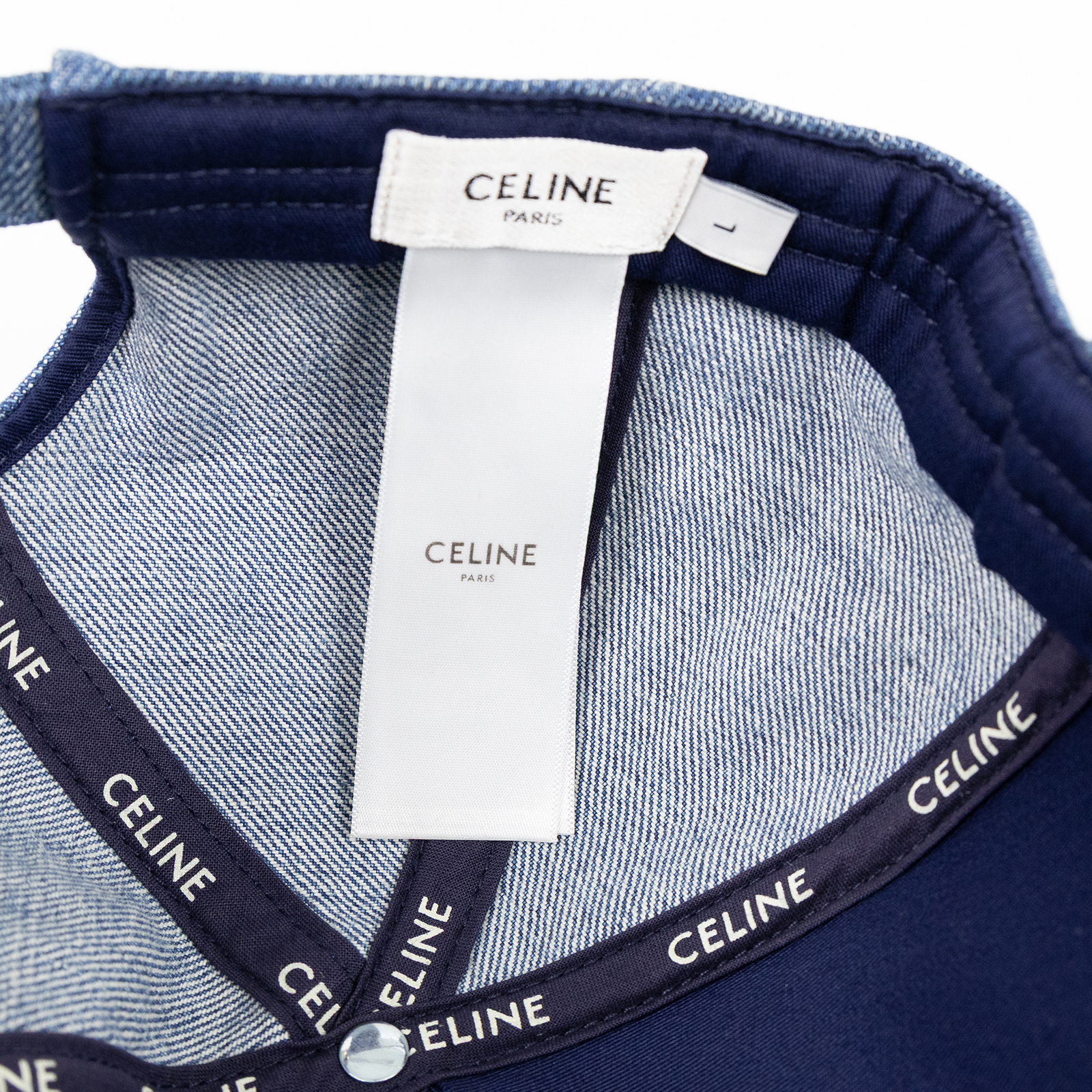 思琳 CELINE Tropmphe 棒球帽 洗水牛仔布  2AUT6930F_L 丹寧棒球帽 無附屬品