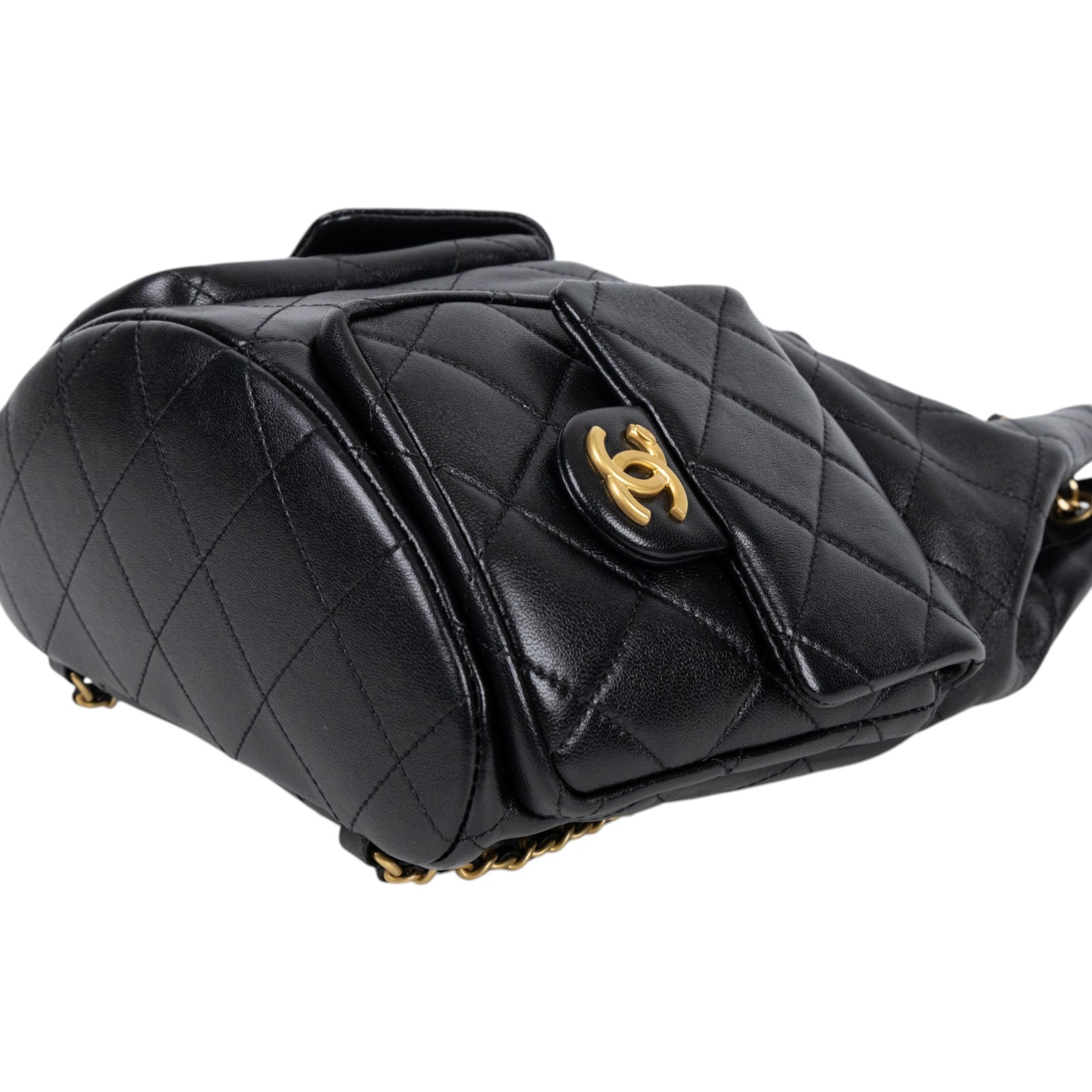 香奈兒 CHANEL 25C 雙肩 後背包 AS5305 B18791 晶片款 黑羊 Matelasse 雙肩包 原廠盒子/防塵袋/購買證明
