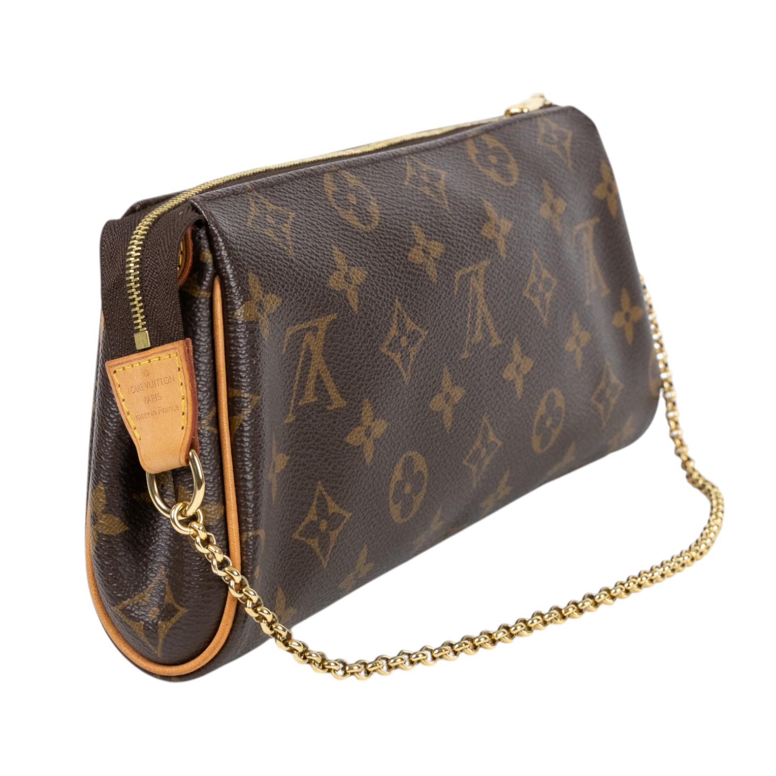 路易威登 LOUIS VUITTON Eva 經典帆布 鍊帶 小肩包 M95567 原花EVA 防塵袋