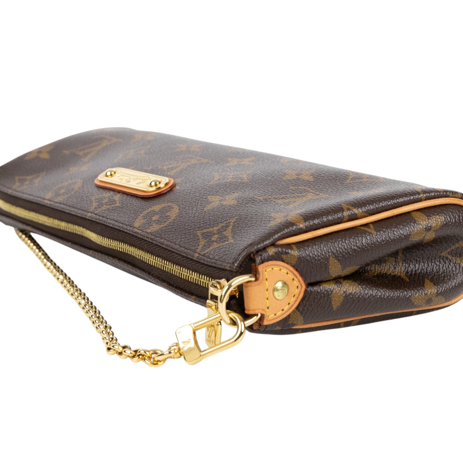 路易威登 LOUIS VUITTON Eva 經典帆布 鍊帶 小肩包 M95567 原花EVA 防塵袋