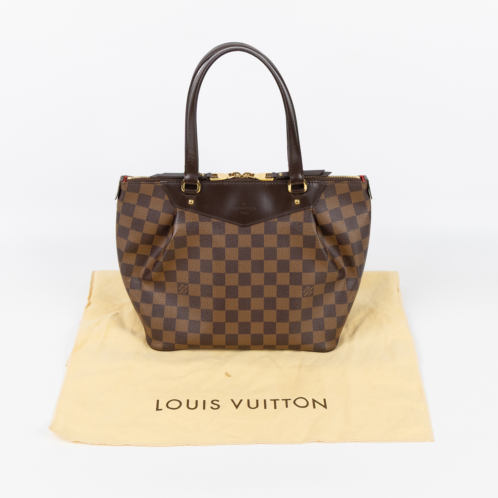 路易威登 LOUIS VUITTON WESTMINSTER PM 手提包 托特包 N41102 棕棋盤WESTMINSTER PM 防塵袋