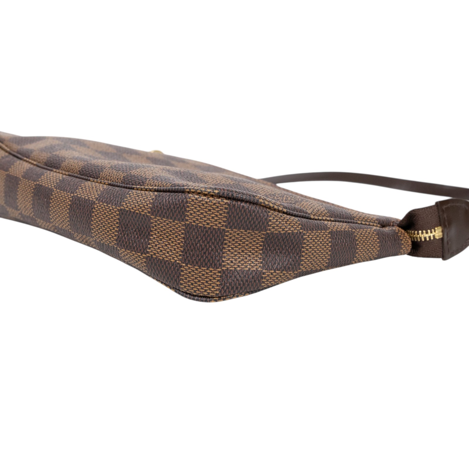 路易威登 LOUIS VUITTON Pochette Accessoires 手提包 麻將包 手拿包 N51985 棕棋盤格腋下包 無附屬品