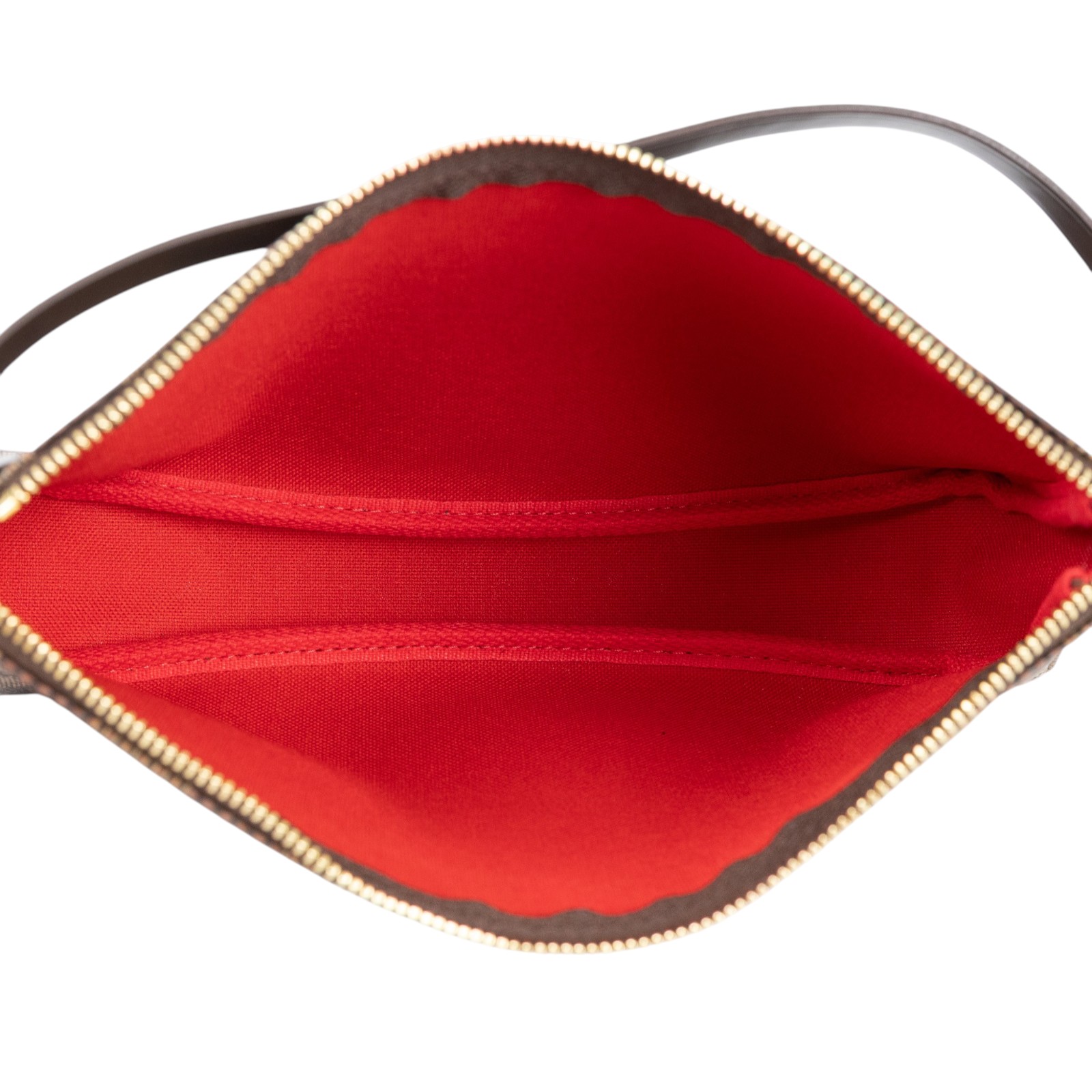 路易威登 LOUIS VUITTON Pochette Accessoires 手提包 麻將包 手拿包 N51985 棕棋盤格腋下包 無附屬品