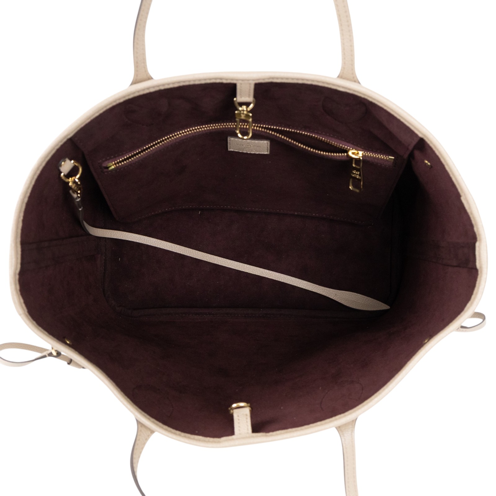 路易威登 LOUIS VUITTON Neverfull MM 手提 托特包 壓花牛皮 斑鳩灰色 M45686 晶片款  原廠盒子/防塵袋/內袋