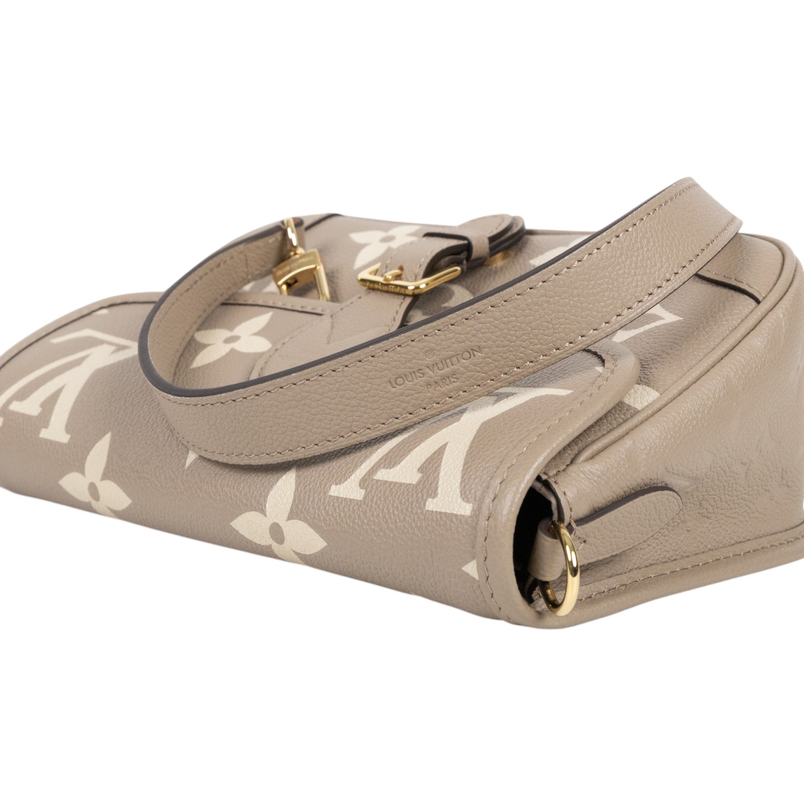 路易威登 LOUIS VUITTON Diane 腋下包法棍 單肩背包 斑鳩灰 奶油色 M46583 晶片款 斑鳩灰DIANE 防塵袋/背帶2