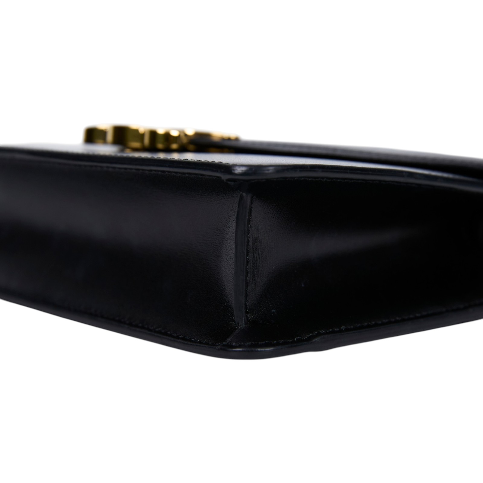 思琳 CELINE Margo 飾鍊錢包 10L033DPV 黑金MARGO WOC 原廠盒子/防塵袋