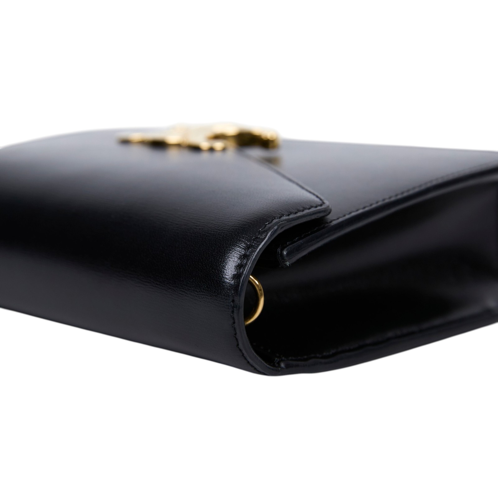 思琳 CELINE Margo 飾鍊錢包 10L033DPV 黑金MARGO WOC 原廠盒子/防塵袋