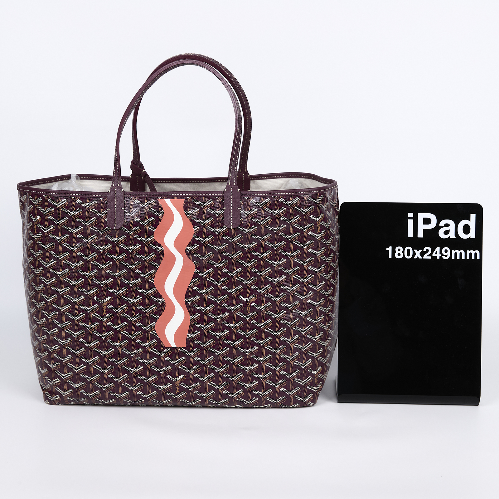 高雅德 GOYARD Saint Louis PM Bag 托特包 STLOUIPMLTY 酒紅LOUIS PM 防塵袋/內袋