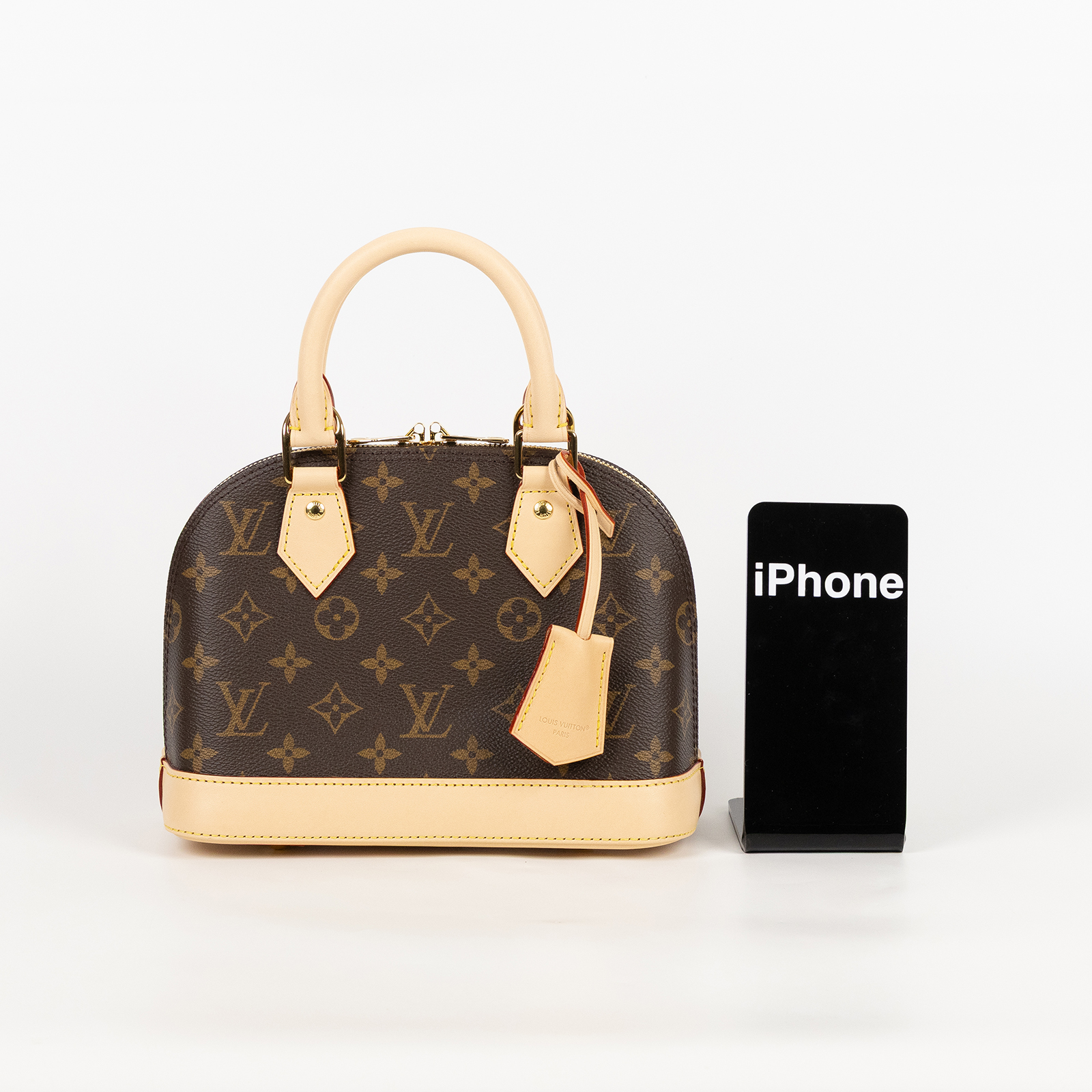 路易威登 LOUIS VUITTON Alma BB 手提包 經典帆布 M46990 晶片款 原花Alma BB 原廠盒子/防塵袋/背帶/鎖組