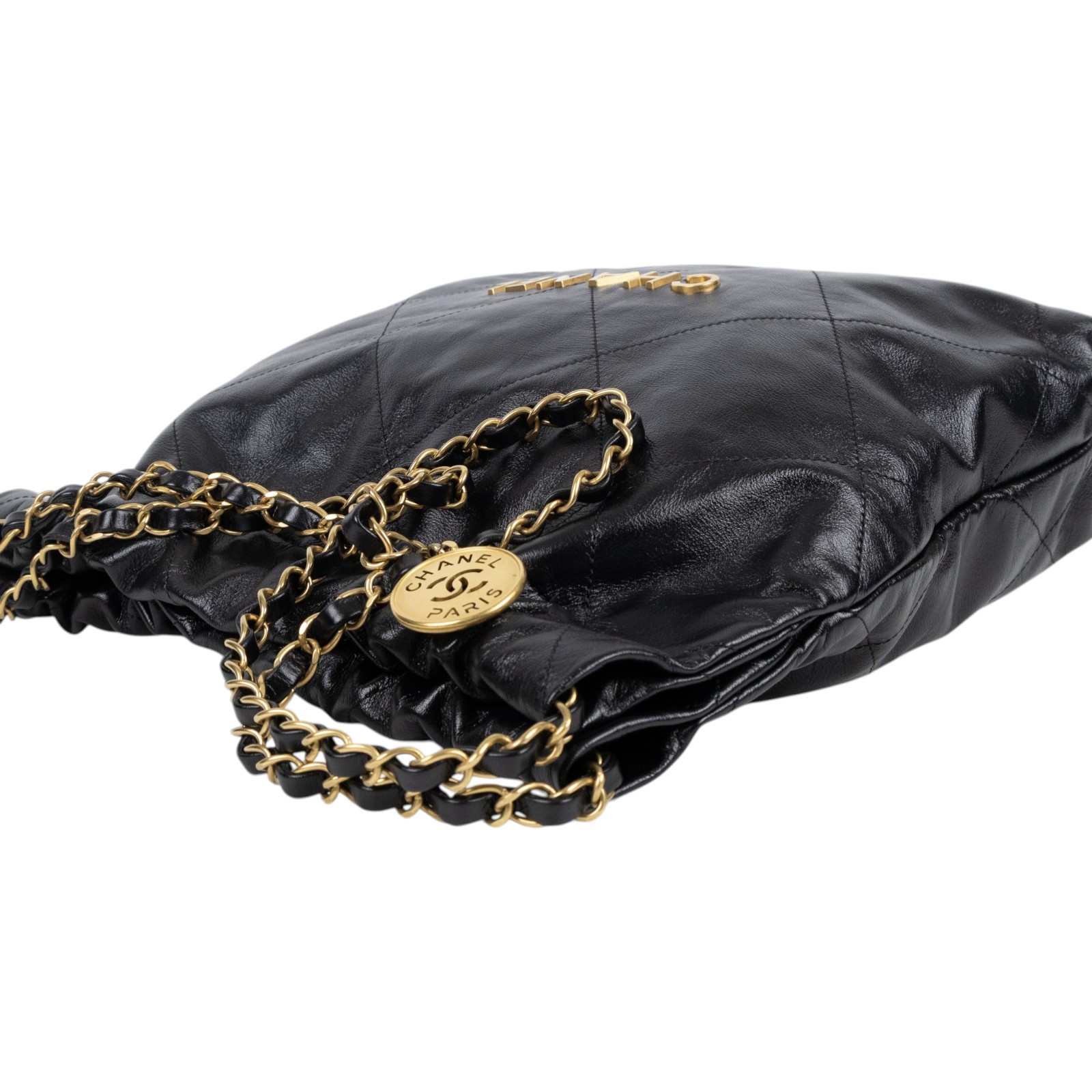 香奈兒 CHANEL 22 小型 束口包 AS3260 晶片款 黑22包 小號 原廠盒子/防塵袋/內袋