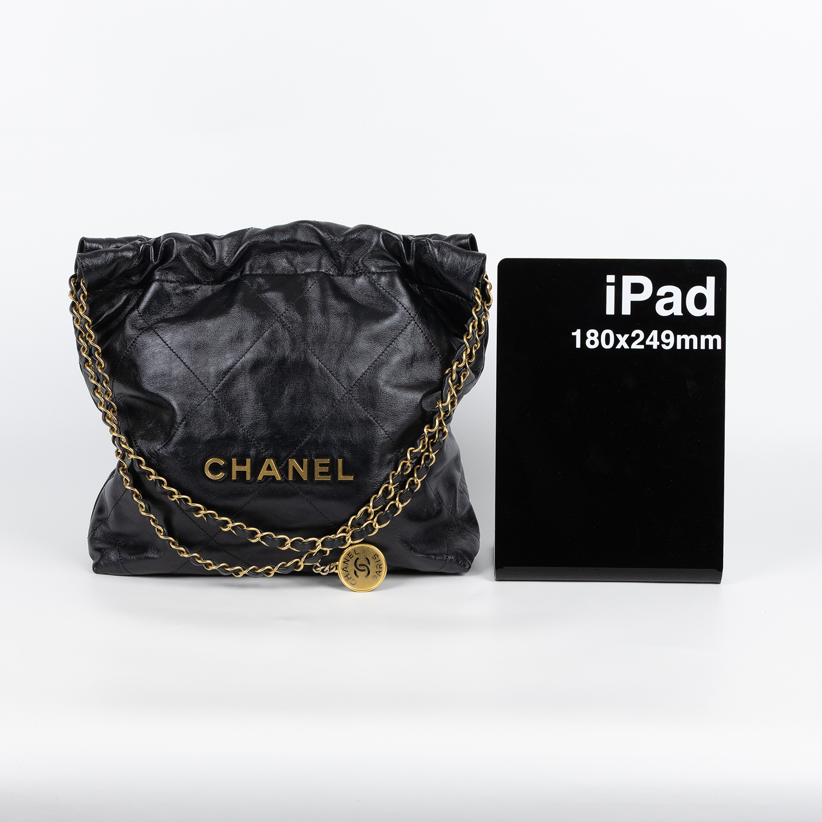 香奈兒 CHANEL 22 小型 束口包 AS3260 晶片款 黑22包 小號 原廠盒子/防塵袋/內袋