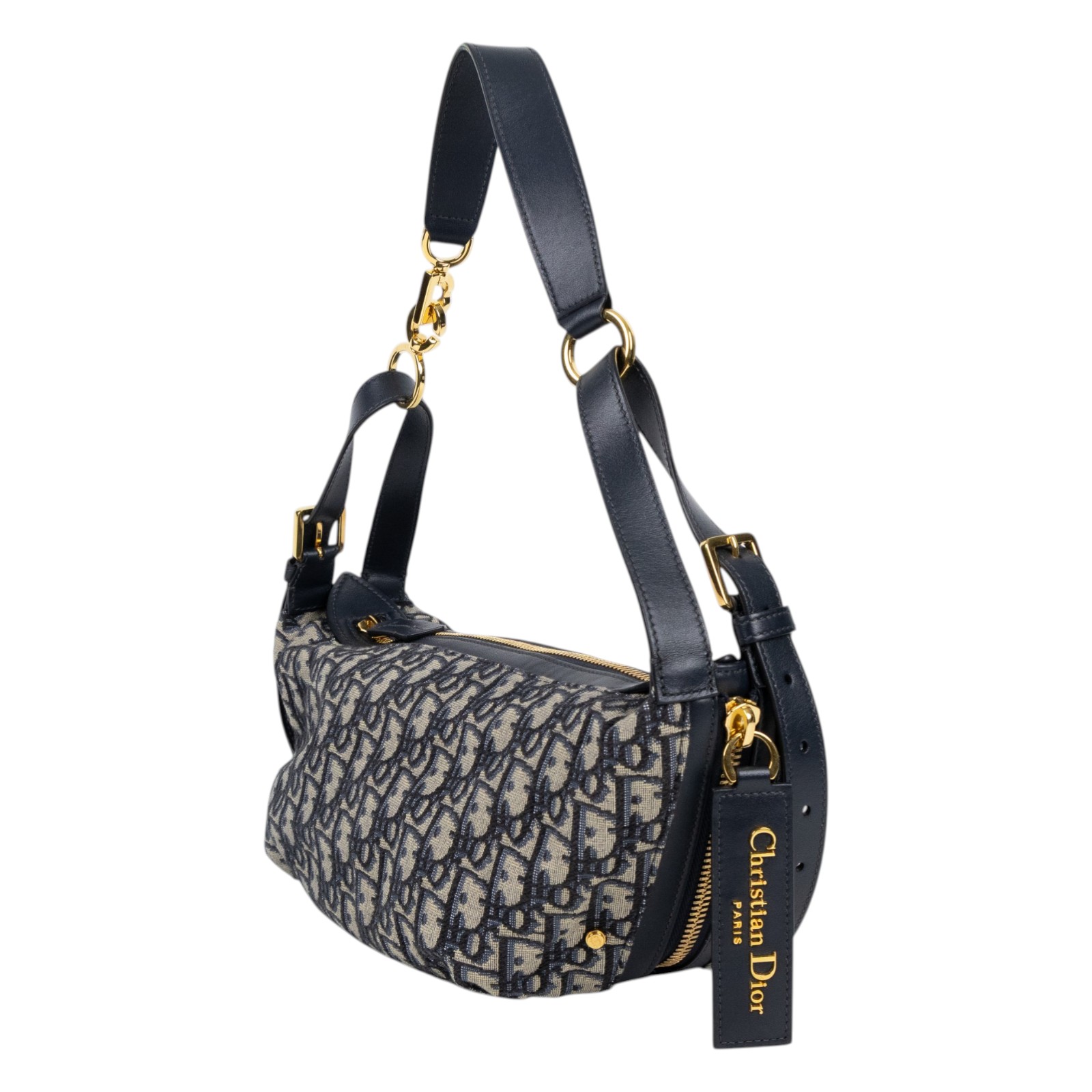 迪奧 CHRISTIAN DIOR D-Journey 小型包 Oblique 緹花 M2416UTZQ  原廠盒子/防塵袋