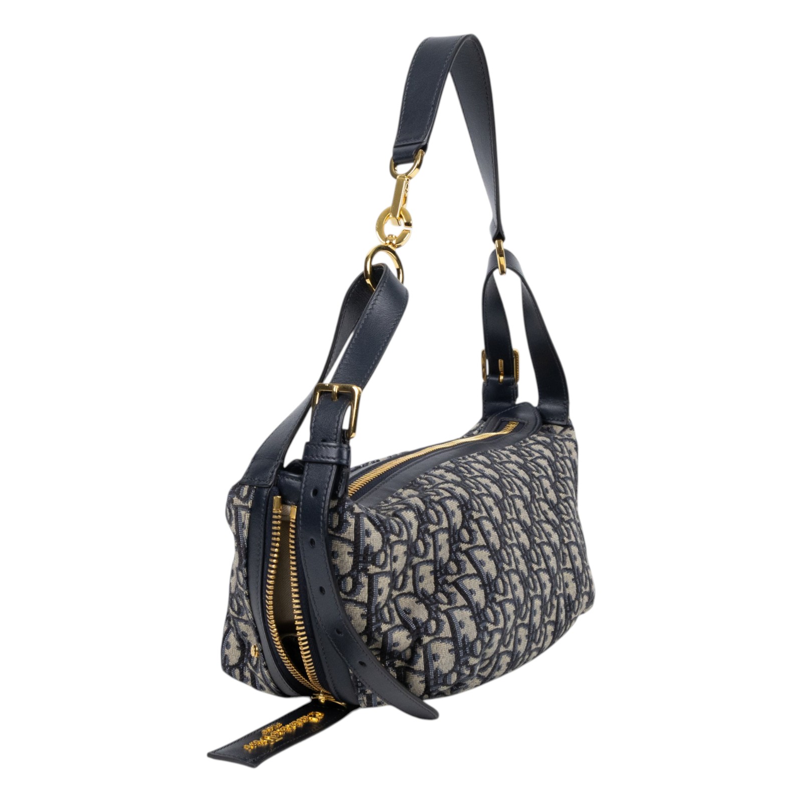 迪奧 CHRISTIAN DIOR D-Journey 小型包 Oblique 緹花 M2416UTZQ  原廠盒子/防塵袋