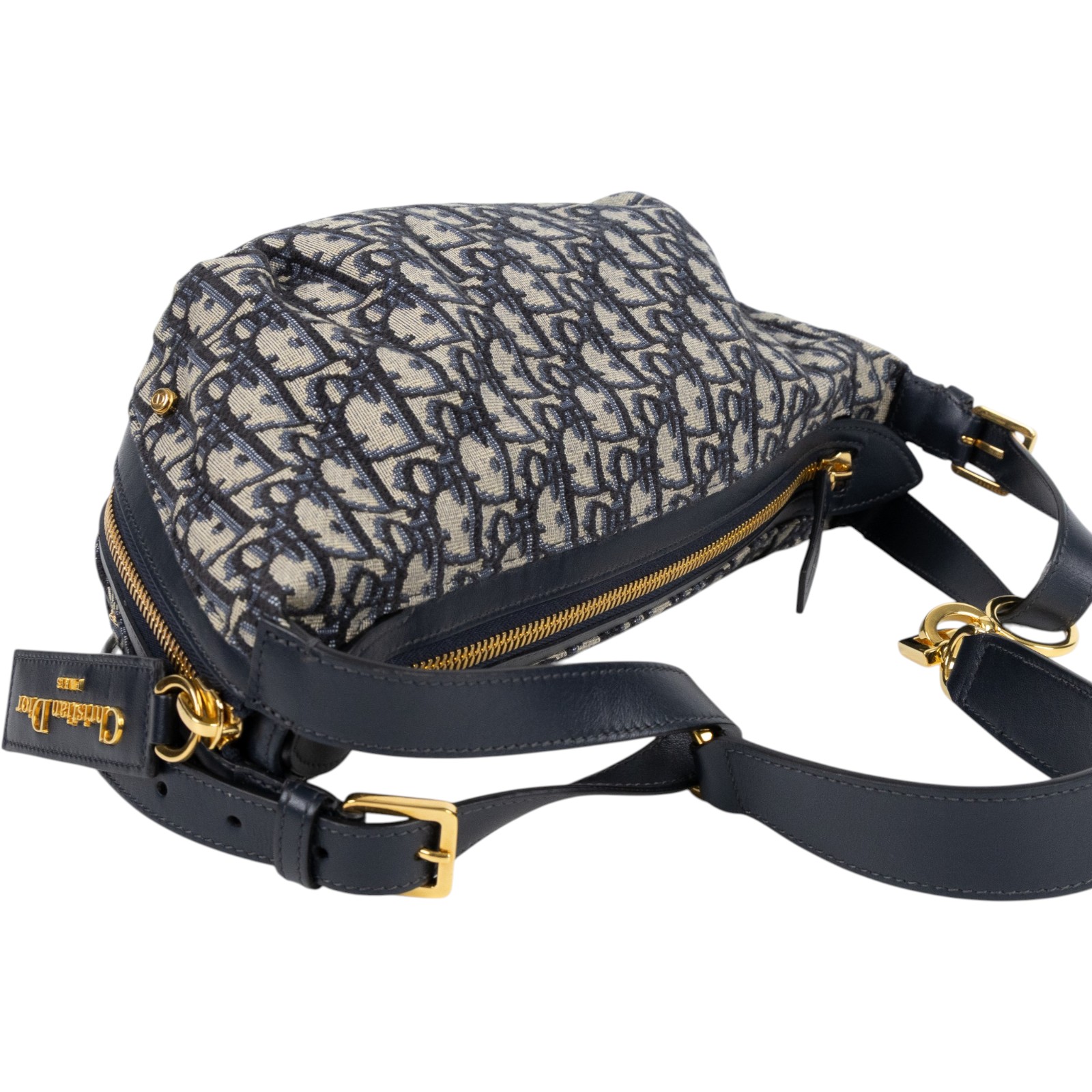 迪奧 CHRISTIAN DIOR D-Journey 小型包 Oblique 緹花 M2416UTZQ  原廠盒子/防塵袋