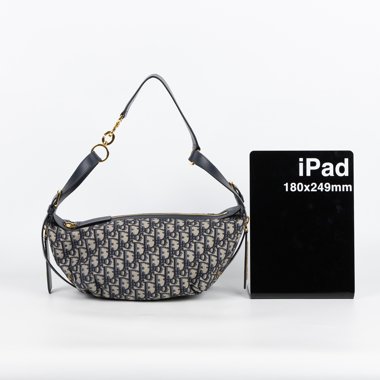 迪奧 CHRISTIAN DIOR D-Journey 小型包 Oblique 緹花 M2416UTZQ  原廠盒子/防塵袋