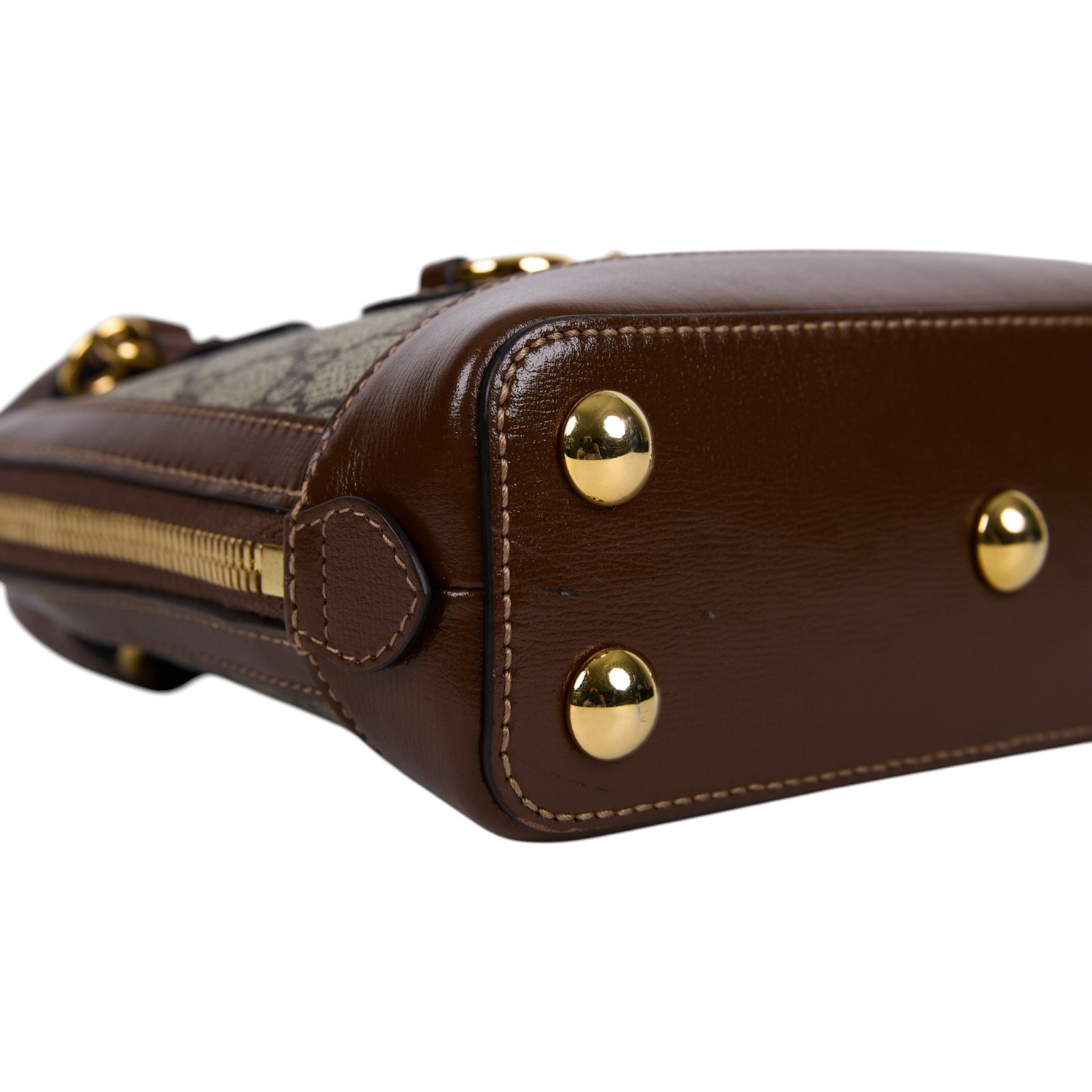 古馳 GUCCI Horsebit 1955 迷你 貝殼包 640716 92TCG 棕Horsebit 1955 肩背包 原廠盒子/防塵袋