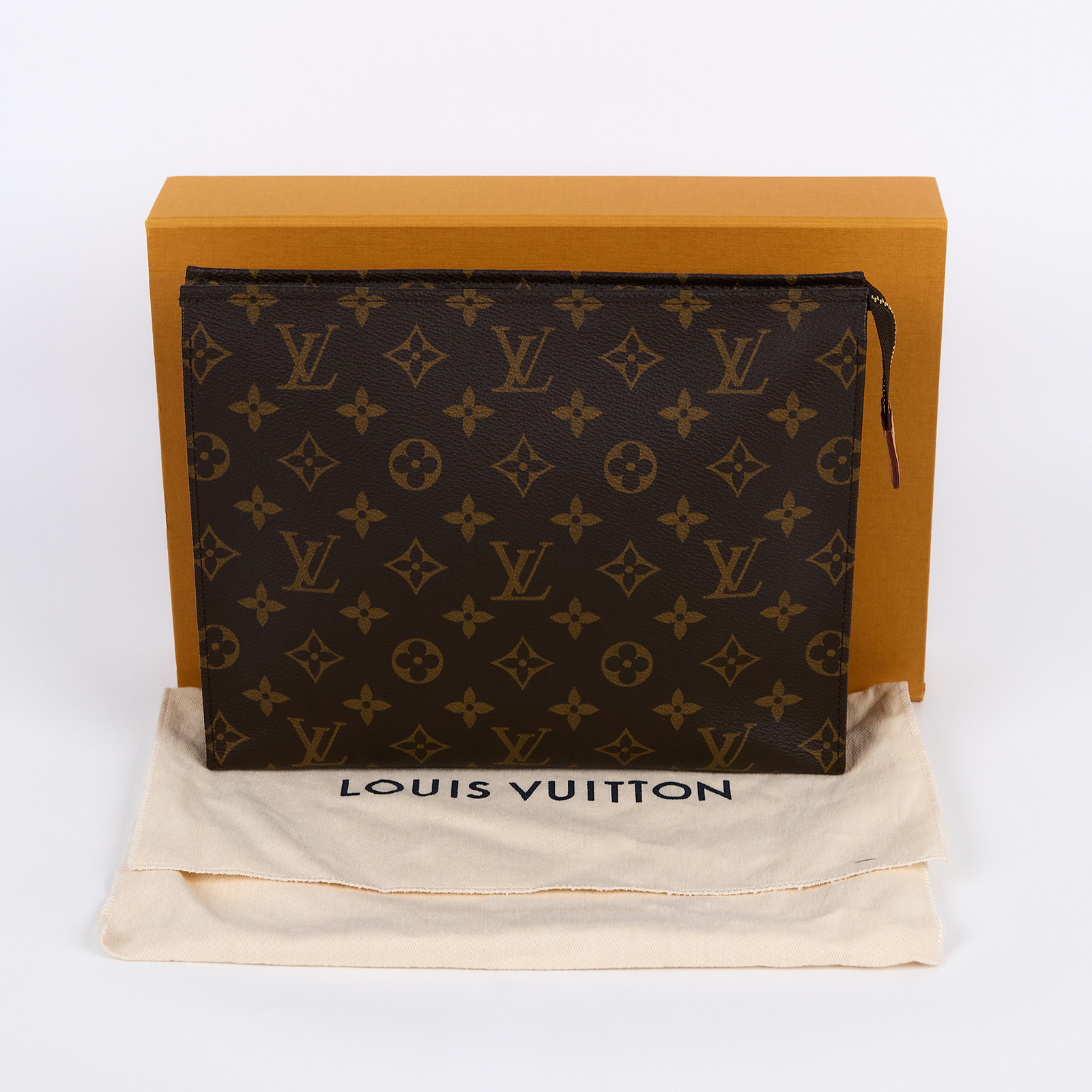 路易威登 LOUIS VUITTON Poche Toilette 26 化妝包 手拿包 M28264 原花盥洗包26CM 原廠盒子/防塵袋