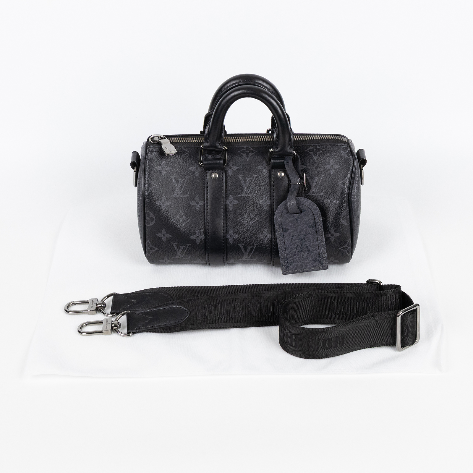 路易威登 LOUIS VUITTON Keepall Bandoulière 25 手提包 肩背包 波士頓包 M46271 晶片款  無附屬品