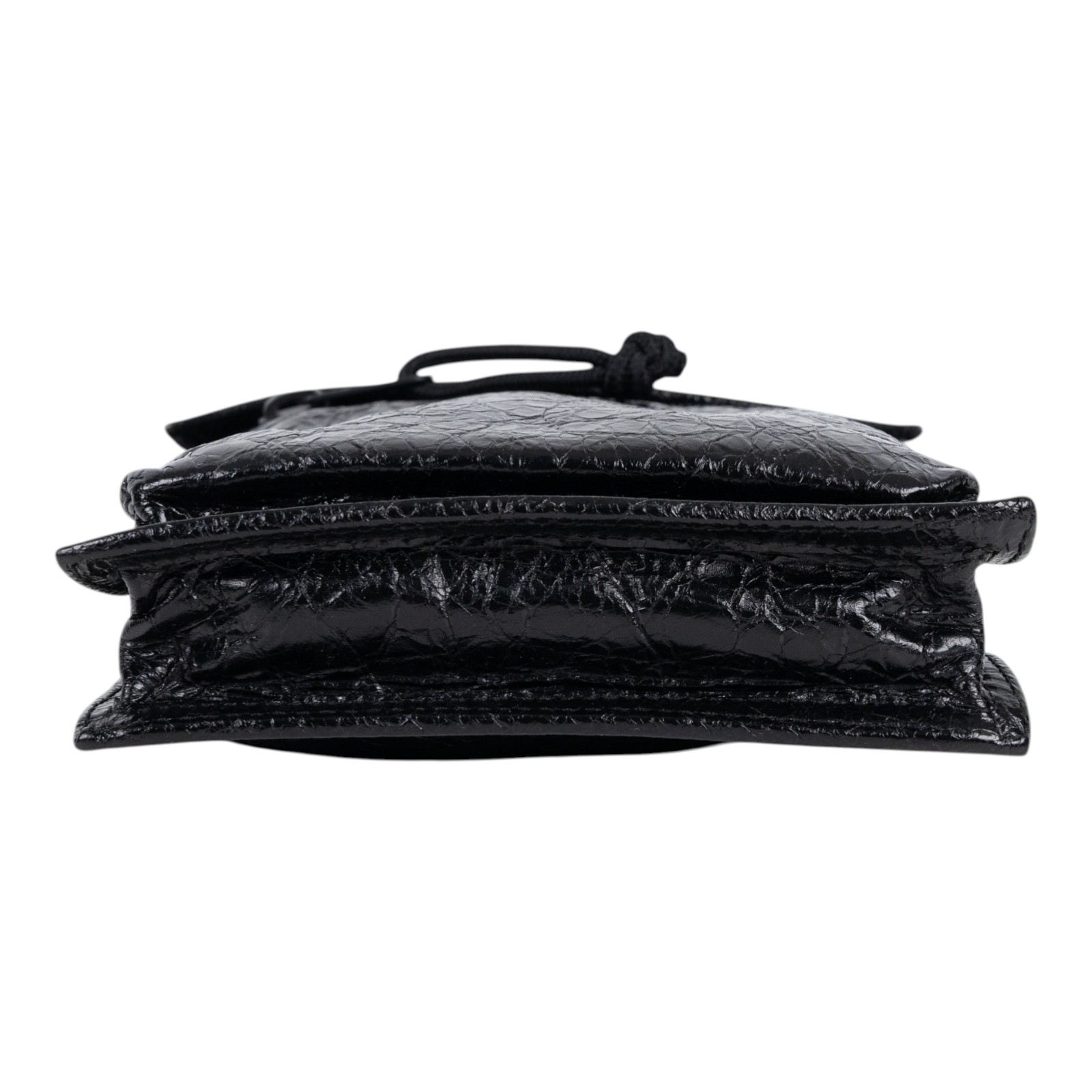 巴黎世家 BALENCIAGA Explorer 小型 小包 6559821VG7X 黑油蠟皮手機包 防塵袋