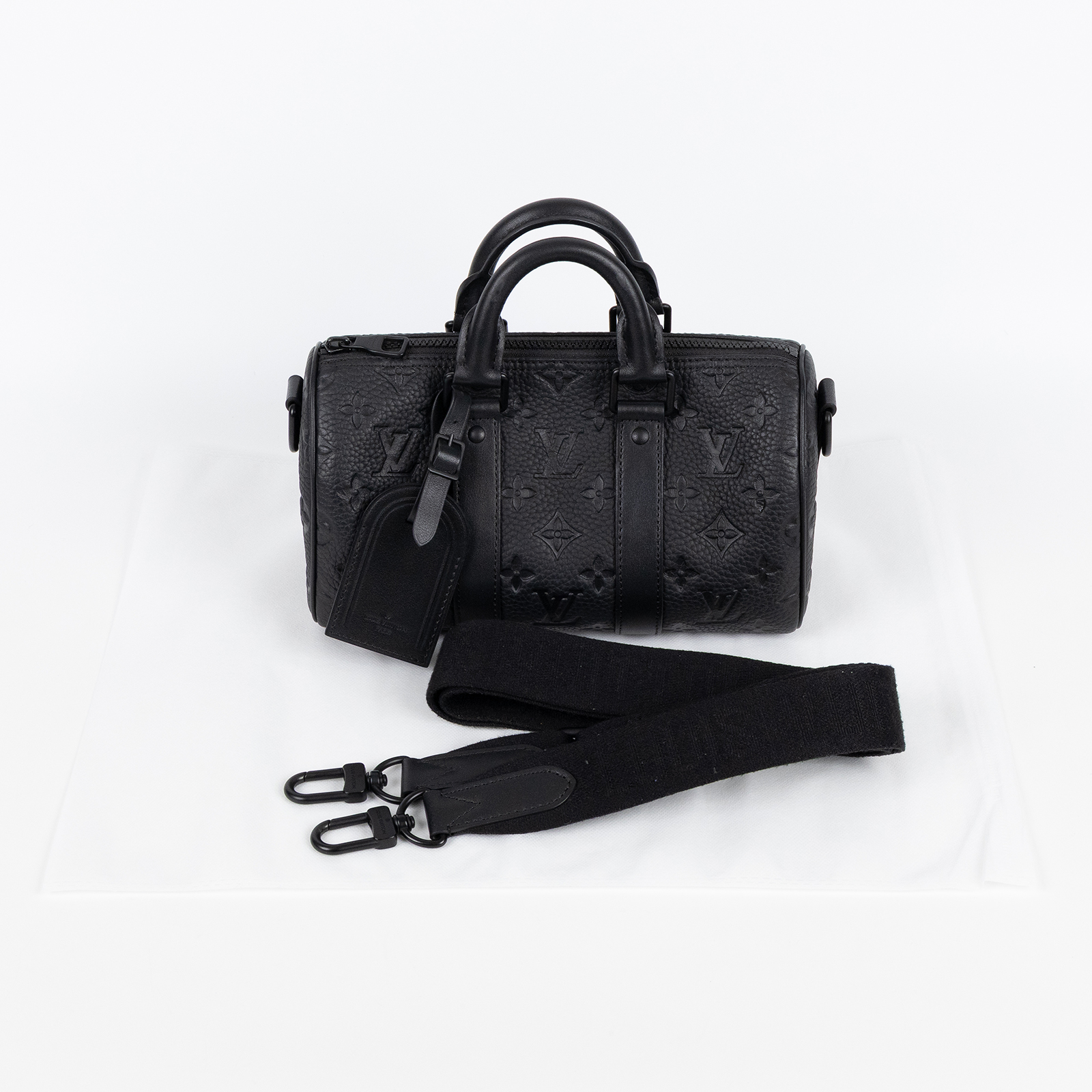 路易威登 LOUIS VUITTON Keepall Bandoulière 25 經典壓紋牛皮 手提 肩背 波士頓包 M20900 晶片款  無附屬品