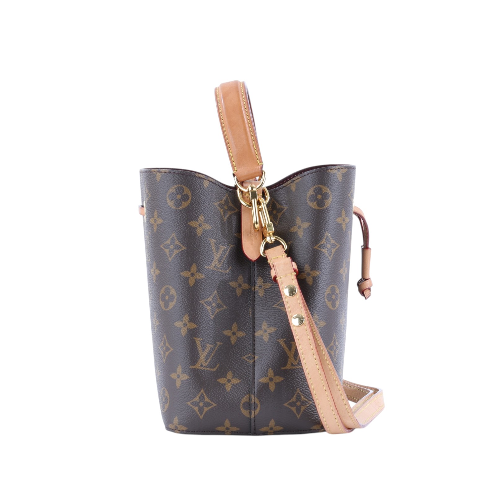 路易威登 LOUIS VUITTON Néonoé BB 經典帆布 束口水桶包 M46581 晶片款 原花NEONOE BB 原廠盒子/防塵袋