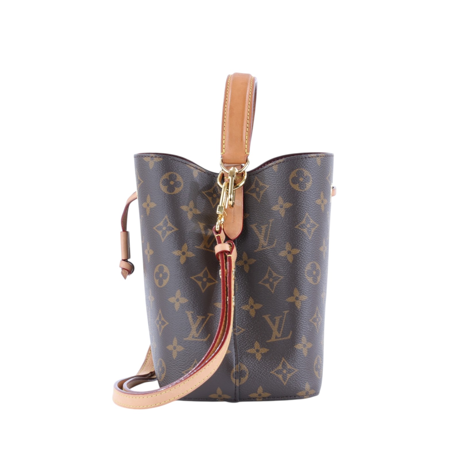 路易威登 LOUIS VUITTON Néonoé BB 經典帆布 束口水桶包 M46581 晶片款 原花NEONOE BB 原廠盒子/防塵袋
