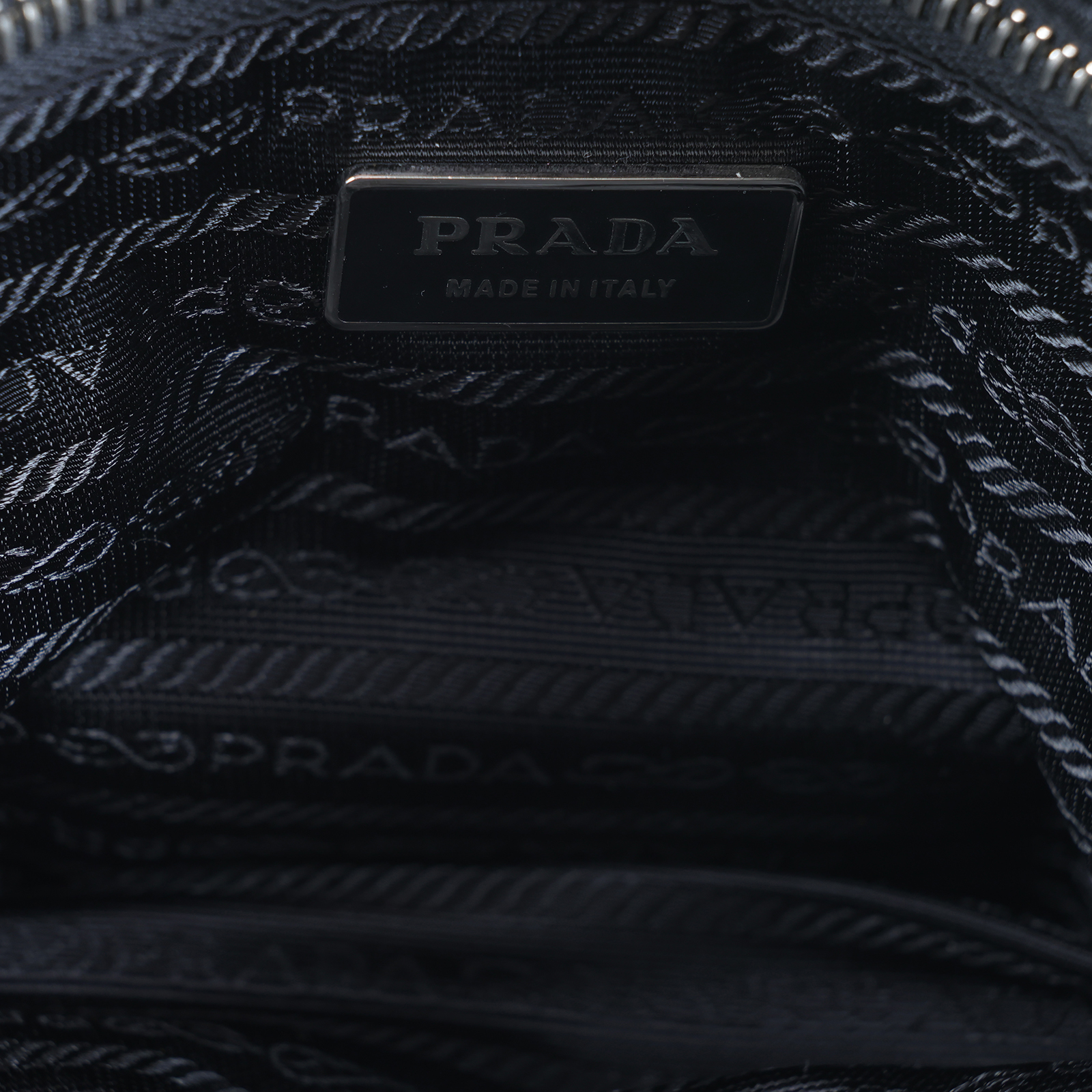 普拉達 PRADA Tessuto Nylon 肩背包 托特包 BR2236 黑菱格托特鍊包 防塵袋/保證卡
