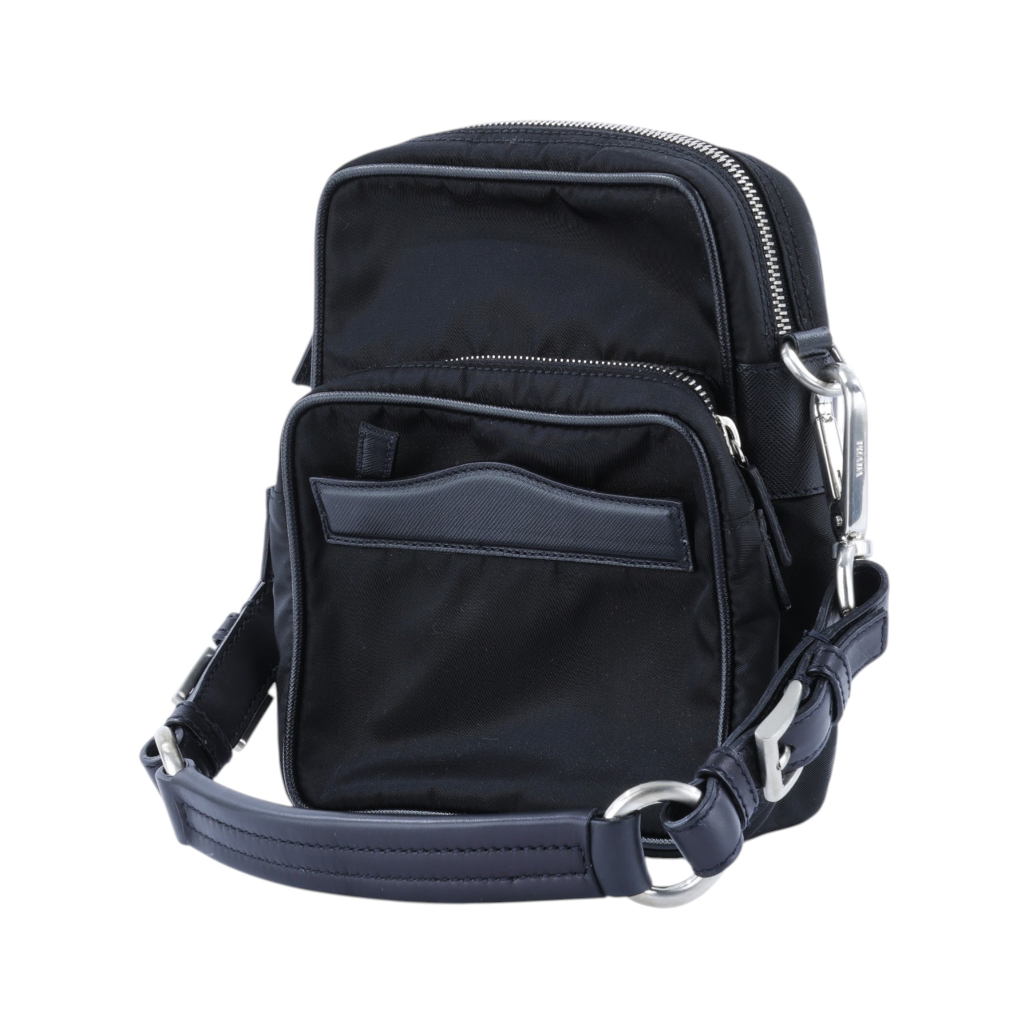 普拉達 PRADA 相機包 BR2159 黑尼龍小相機包 防塵袋/保證卡