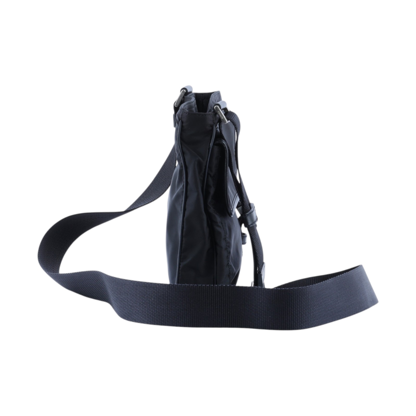 普拉達 PRADA Tessuto Nylon 肩背包 斜背包 VA0270 黑尼龍斜背包 防塵袋/保證卡