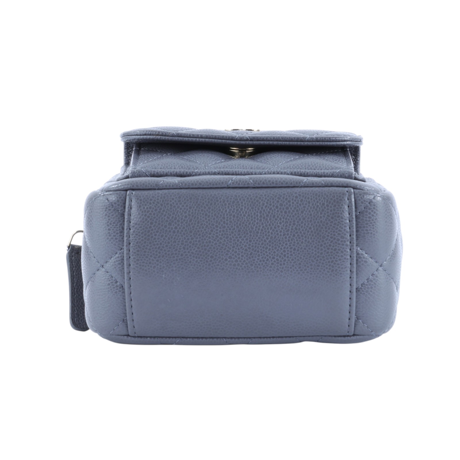 香奈兒 CHANEL 經典 迷你 後背包 AP3753 晶片款 灰荔枝迷你後背包 原廠盒子/防塵袋