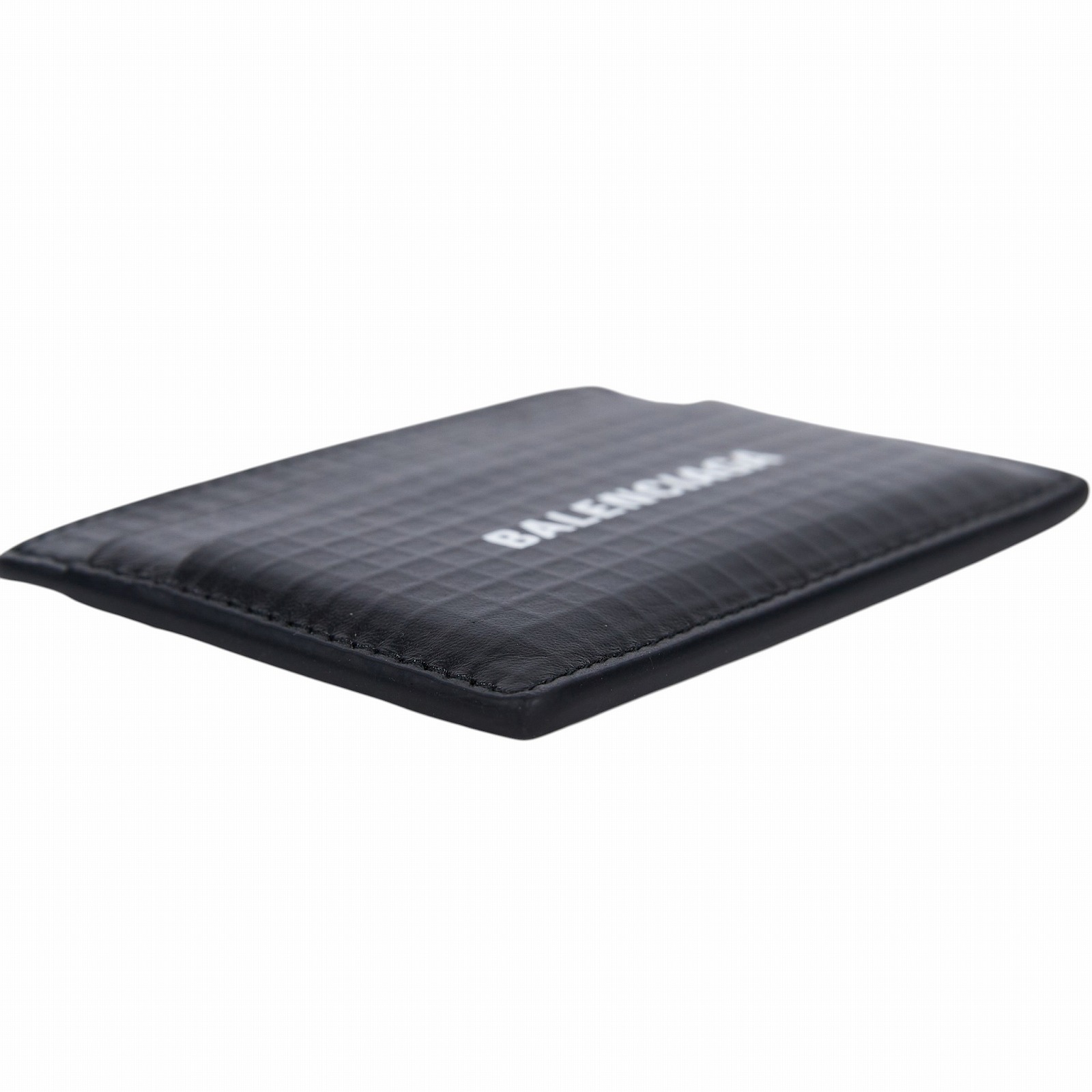 巴黎世家 BALENCIAGA 卡片夾 5943092AAZP 黑格紋卡夾 原廠盒子/防塵袋